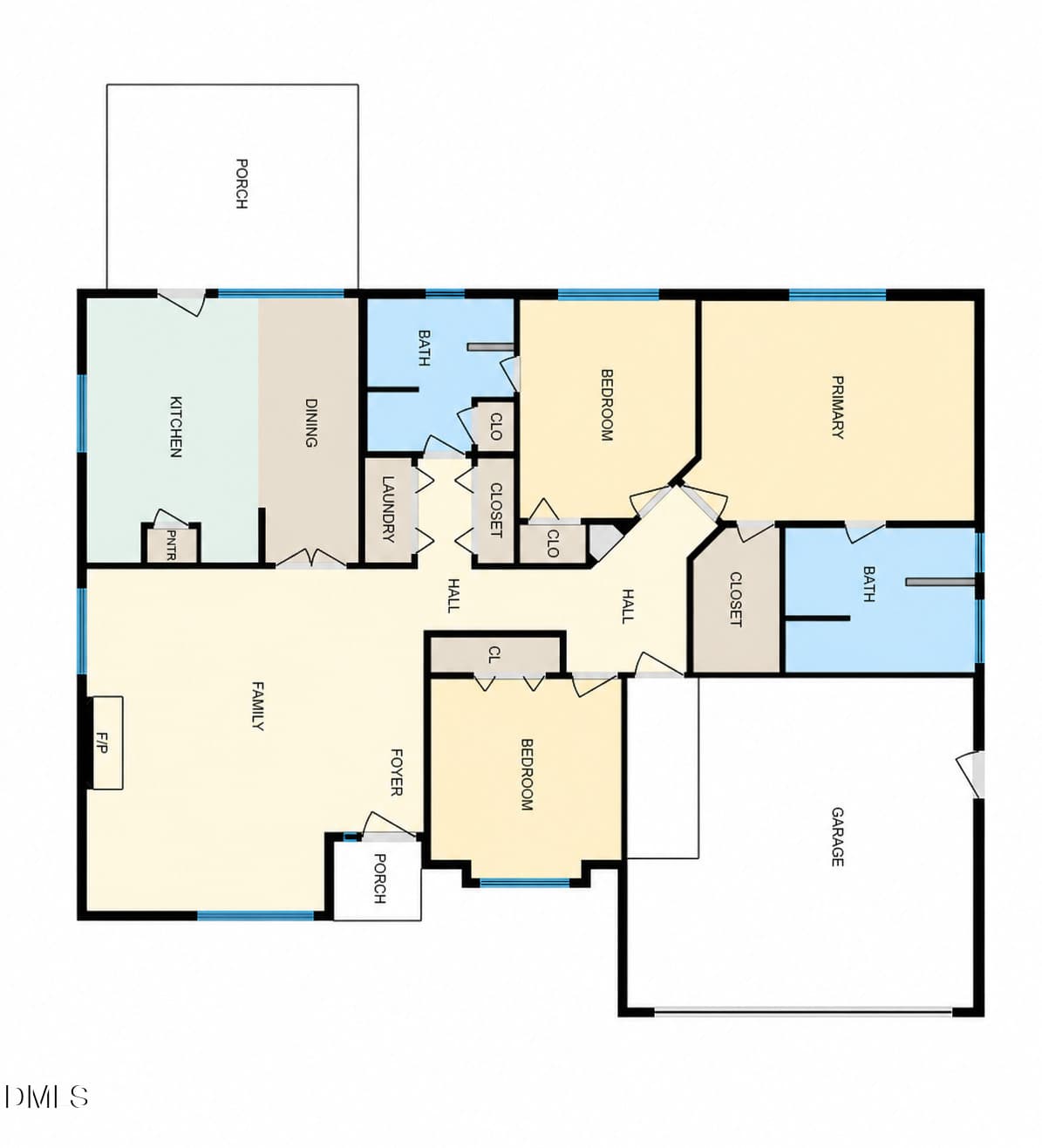 Floor plan - 2723 Clifton Avenue, Creedmoor, NC 27522