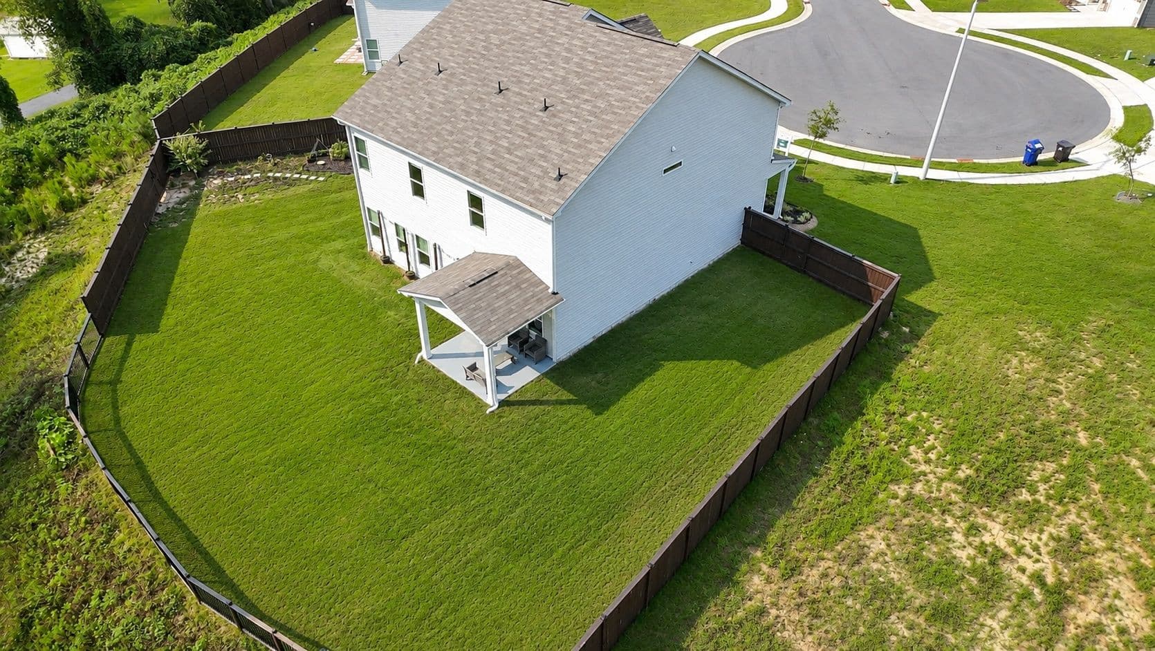 Drone pic 4 Side Angle 2.jpg - 574 Troy Drive, Sanford, NC 27332