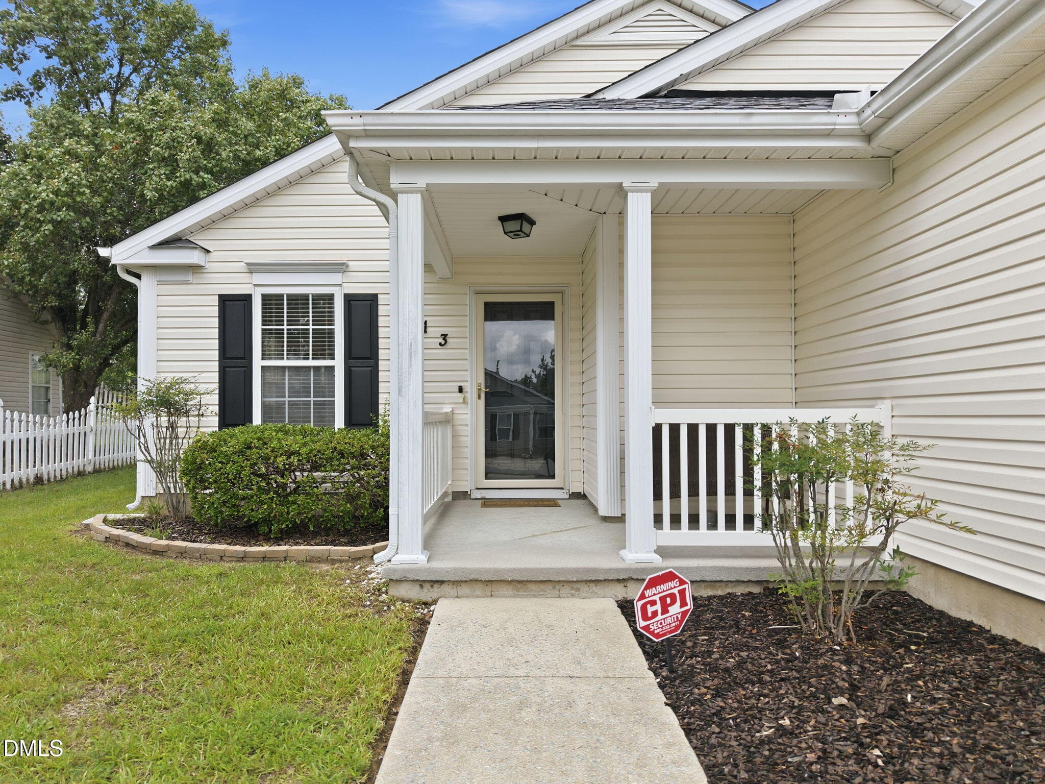 Covered entry with landscaped appeal - 713 Quartz Drive, Durham, NC 27703, Durham