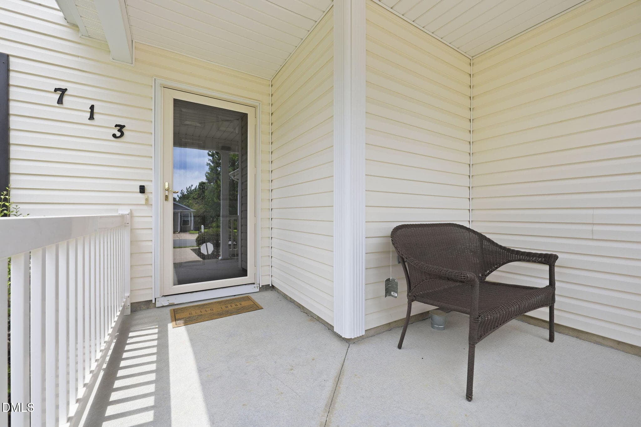 Relaxing covered front porch - 713 Quartz Drive, Durham, NC 27703, Durham