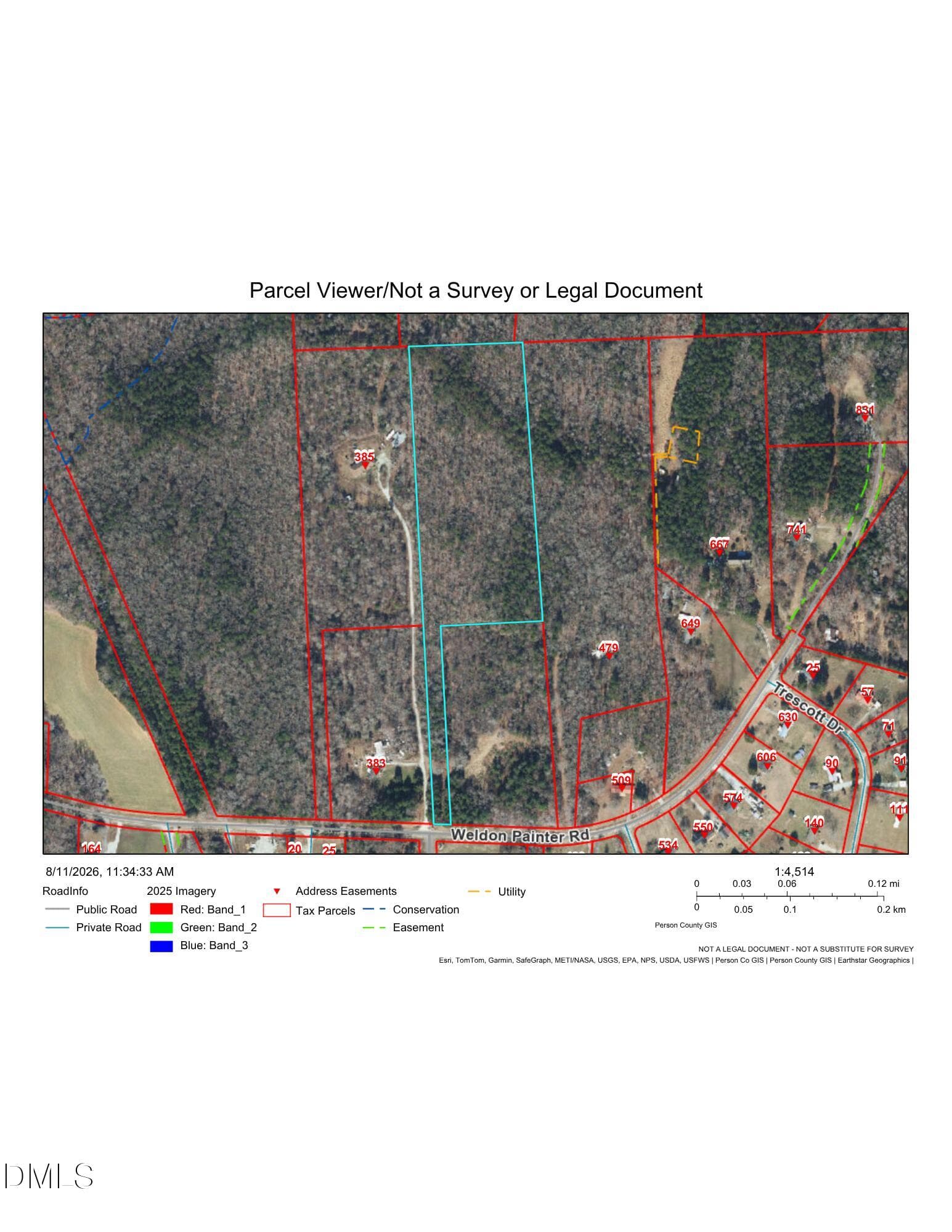 Flag shaped LOT - 0 Weldon Painter Road, Timberlake, NC 27583