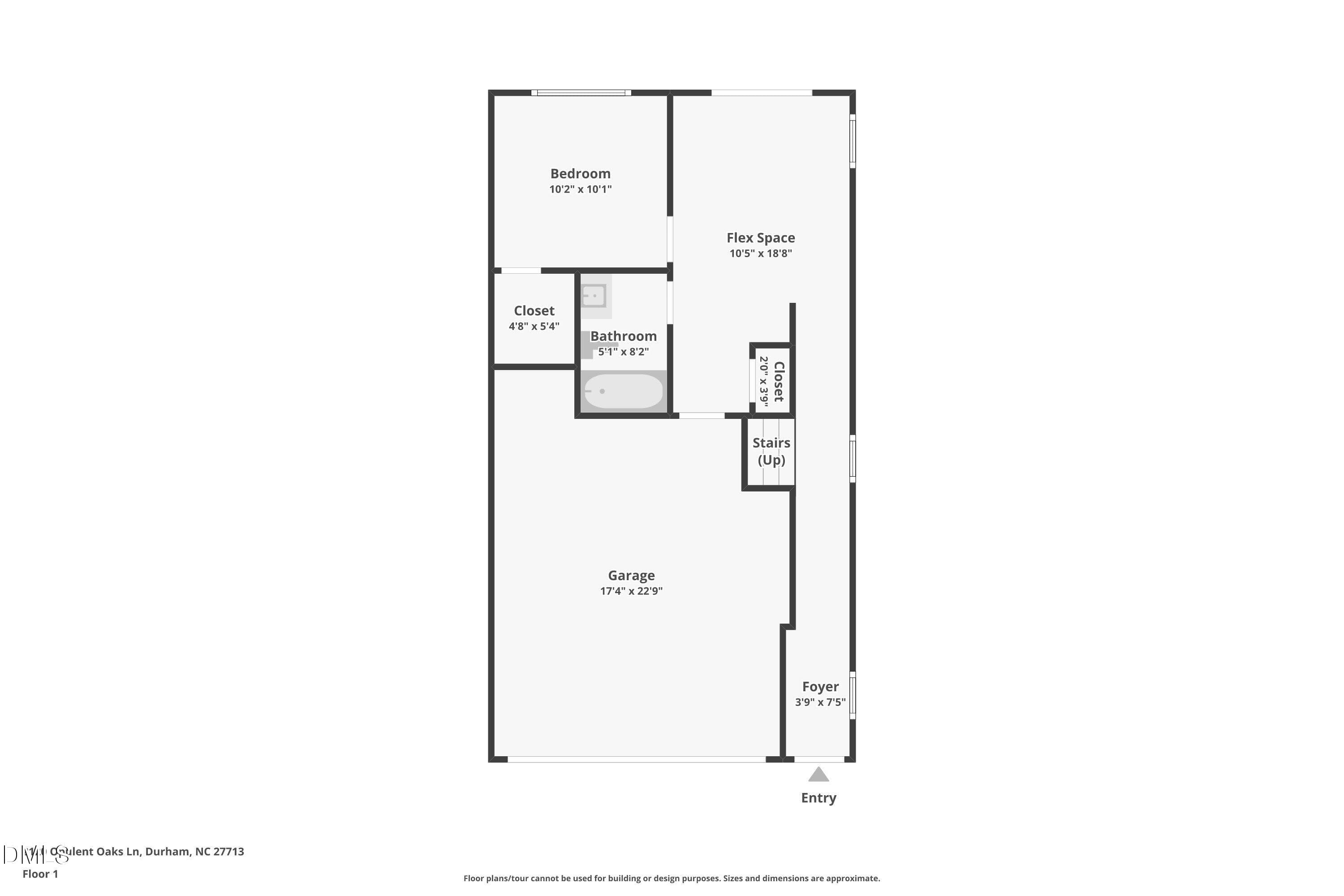 1-floor-1 - 2120 Opulent Oaks Lane, Durham, NC 27713, Durham
