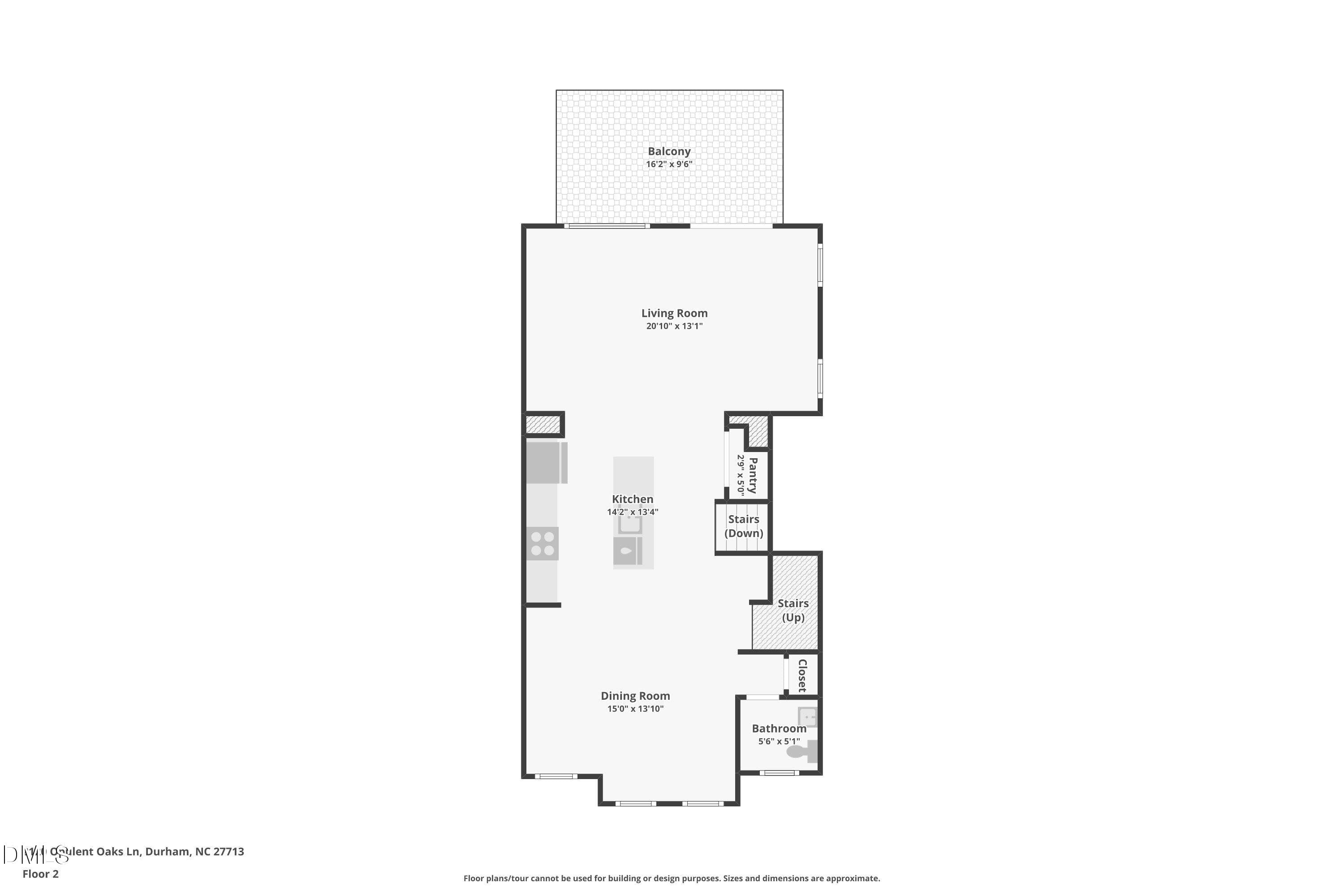 2-floor-2 - 2120 Opulent Oaks Lane, Durham, NC 27713, Durham