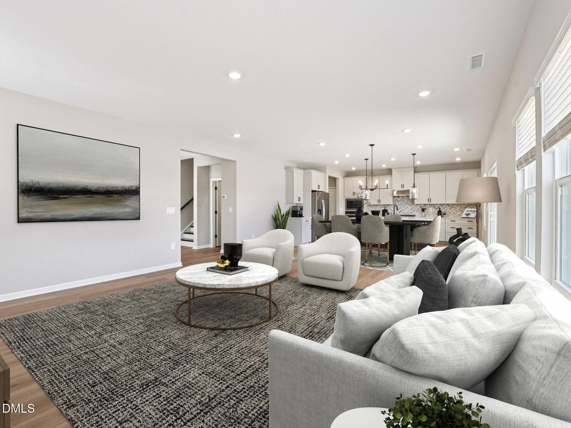4 - Living - 4033 Wesley Chapel Way, Raleigh, NC 27616