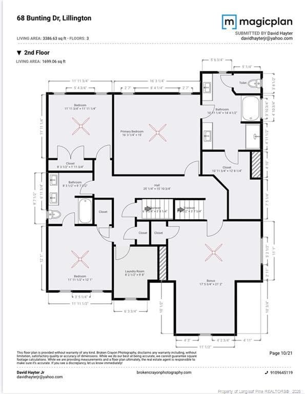 2nd Floor - 68 Bunting Drive, Lillington, NC 27546