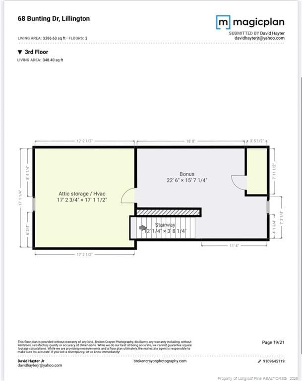 3rd Floor - 68 Bunting Drive, Lillington, NC 27546