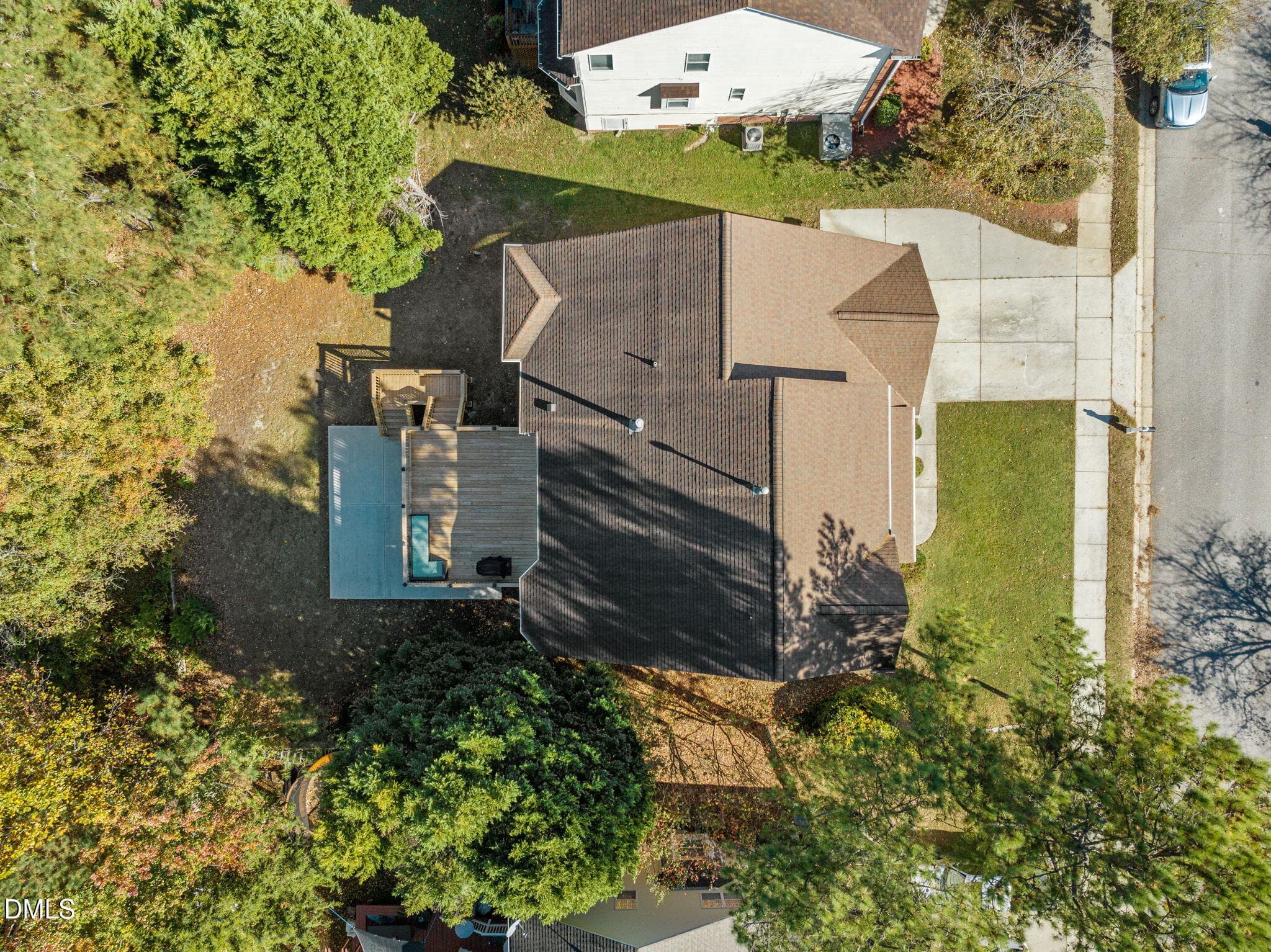 Aerial - 5405 Green Feather Lane, Raleigh, NC 27604