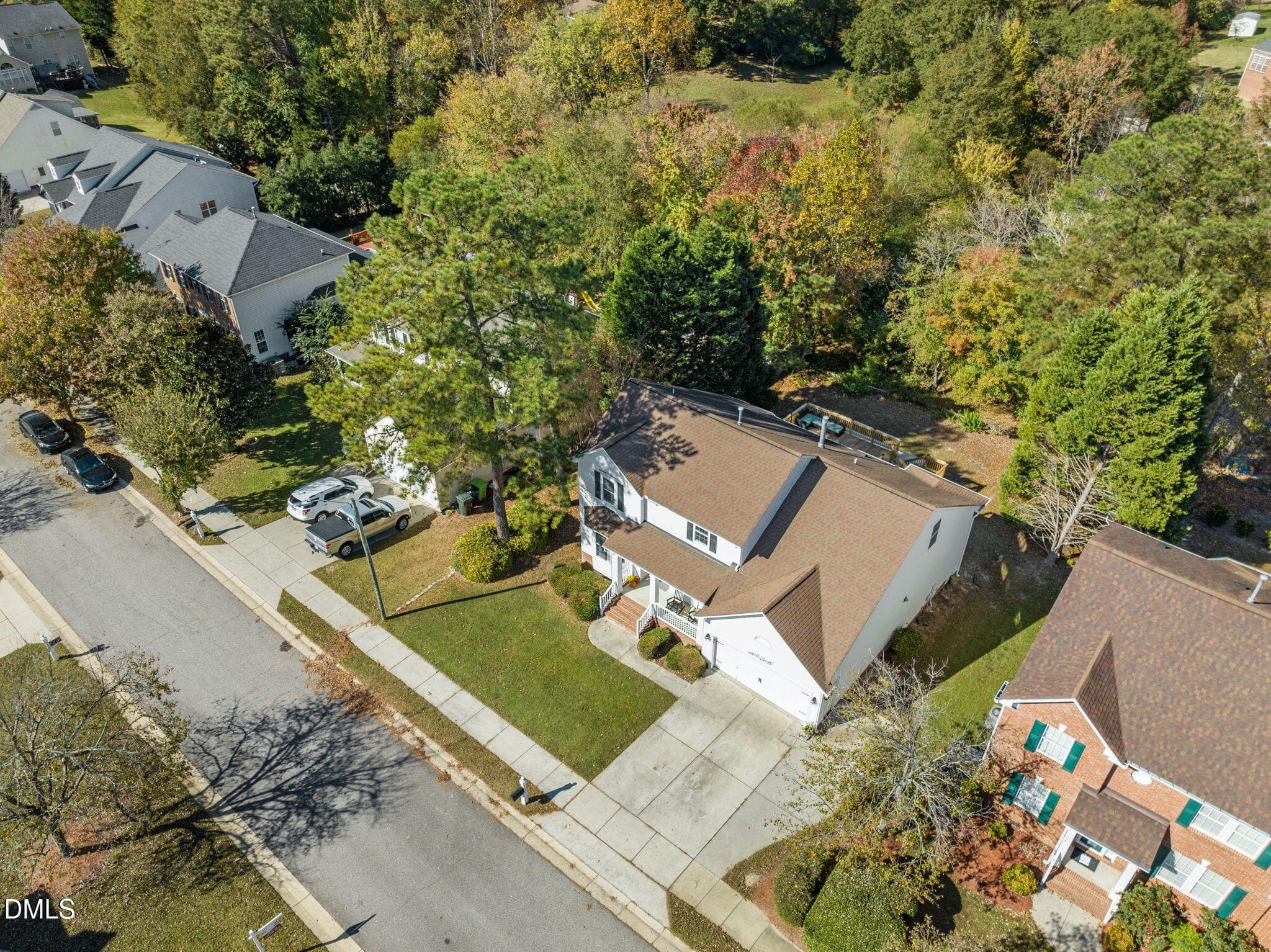 Aerial - 5405 Green Feather Lane, Raleigh, NC 27604
