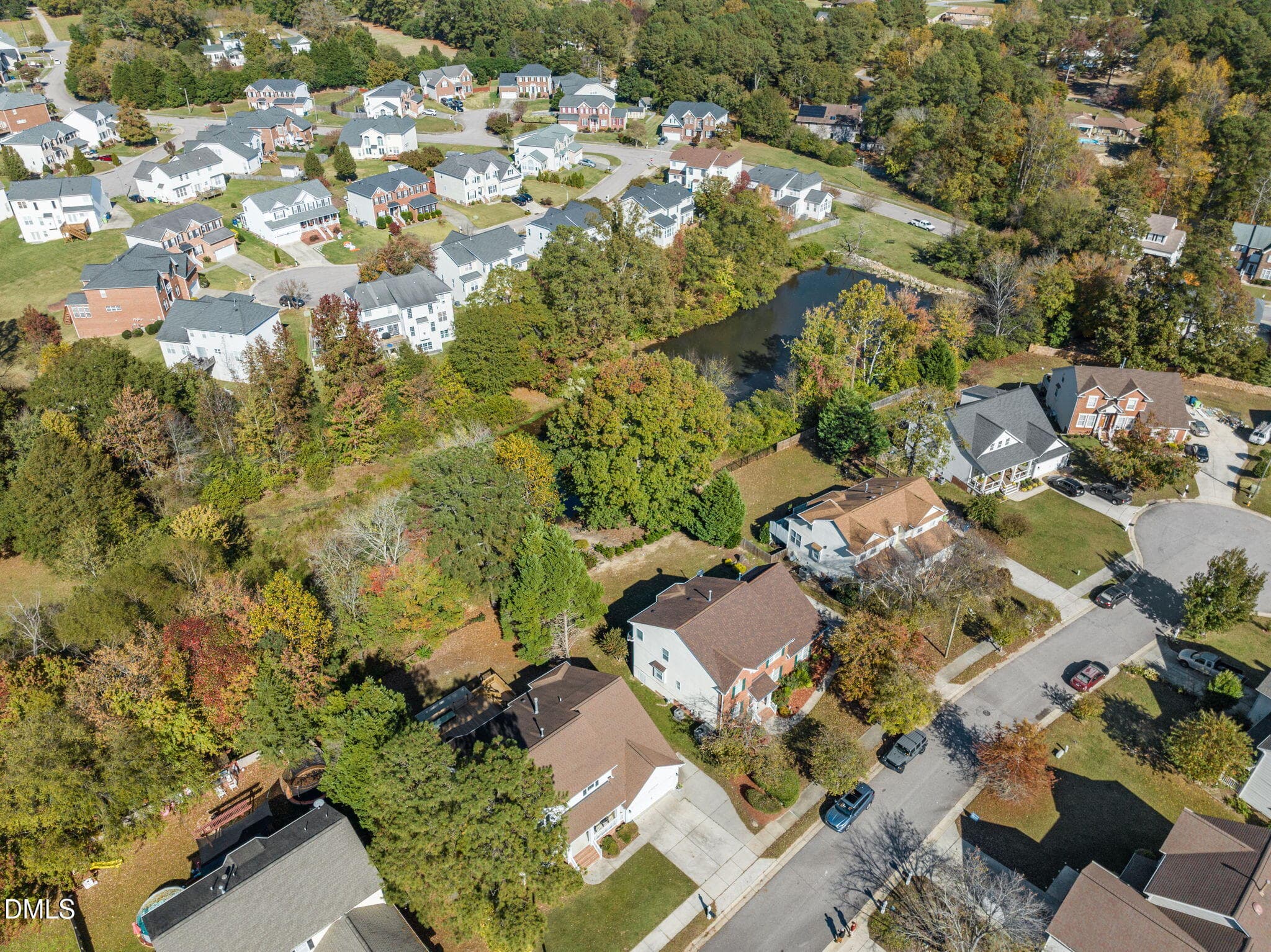 Aerial - 5405 Green Feather Lane, Raleigh, NC 27604