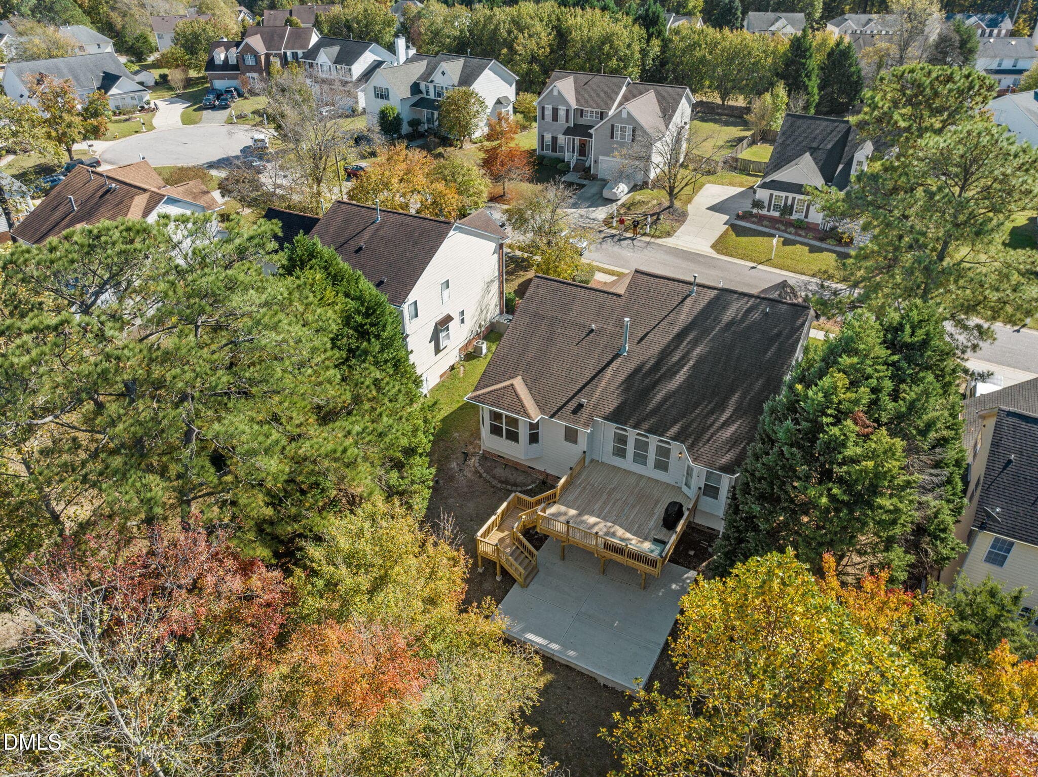 Aerial - 5405 Green Feather Lane, Raleigh, NC 27604