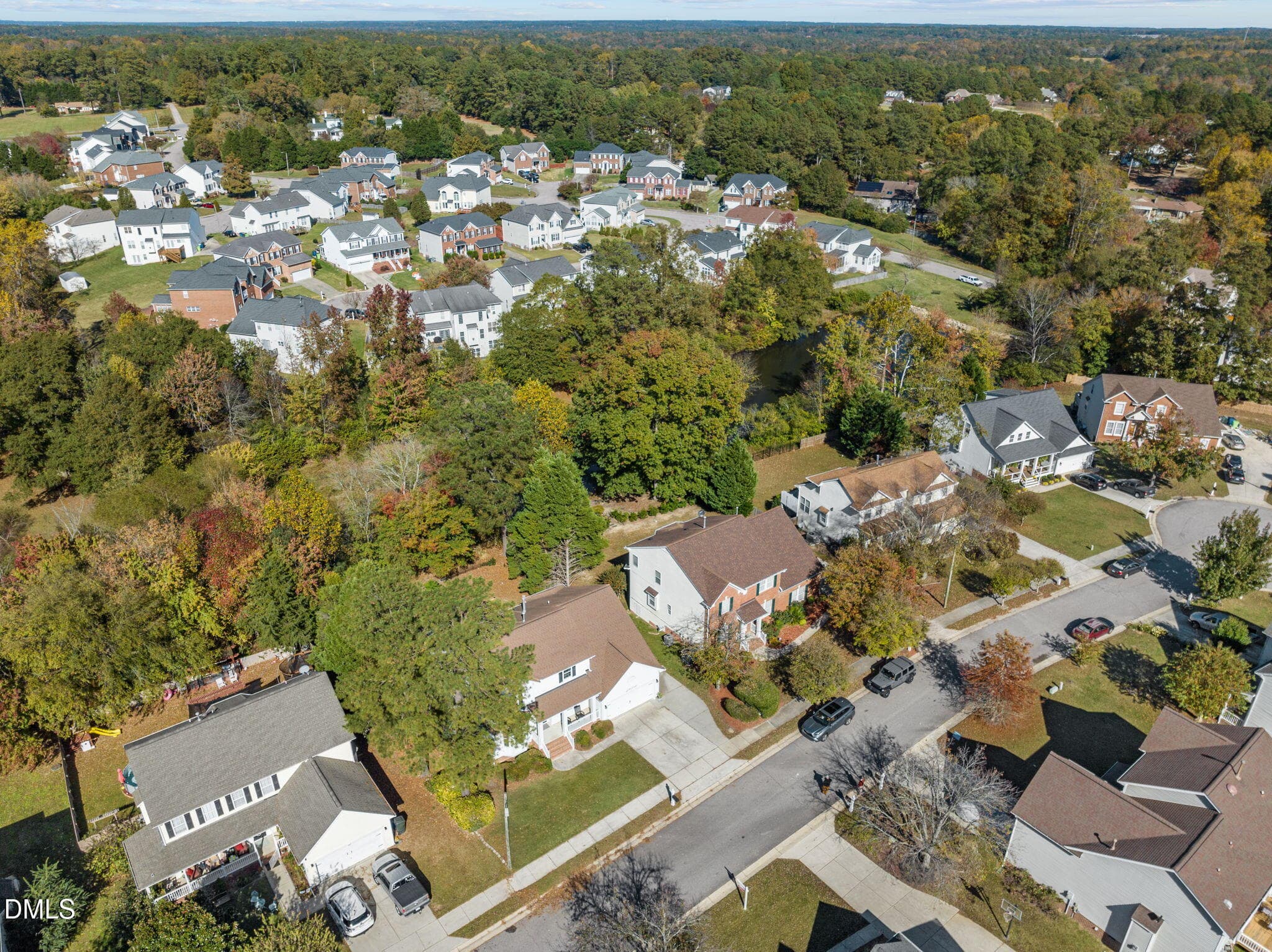 Aerial - 5405 Green Feather Lane, Raleigh, NC 27604