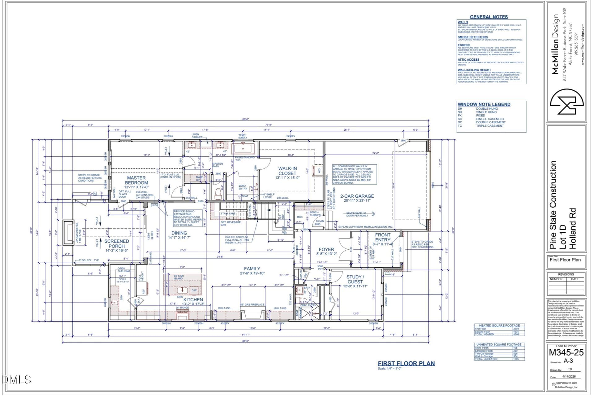 Main Floor Layout - 97 Wilcrest Drive, Fuquay Varina, NC 27526