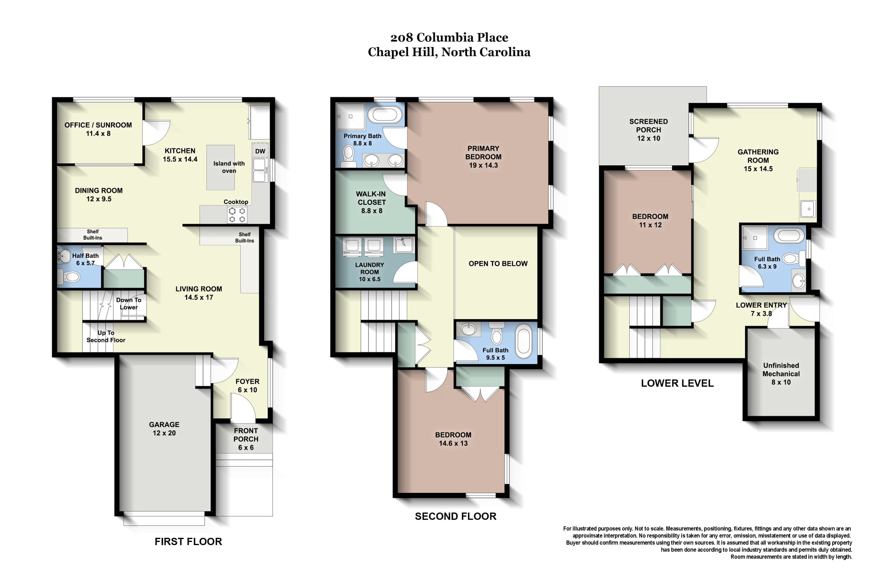 208ColumbiaPlace_floorplan.jpg - 208 W Columbia Place W, Chapel Hill, NC 27516, Chapel Hill
