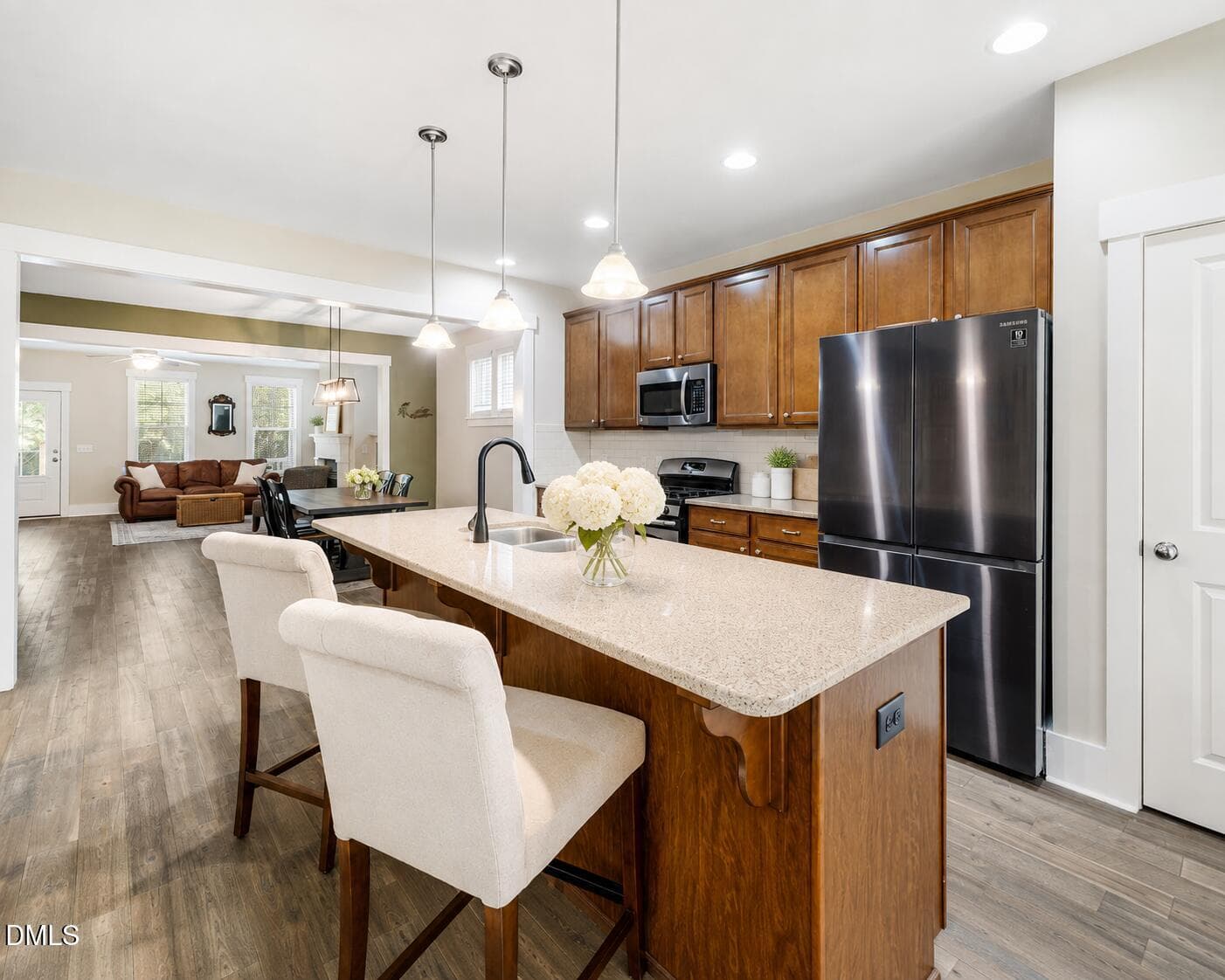 Kitchen w/ Island Seating - 259 Tobacco Farm Way, Chapel Hill, NC 27516, Chapel Hill