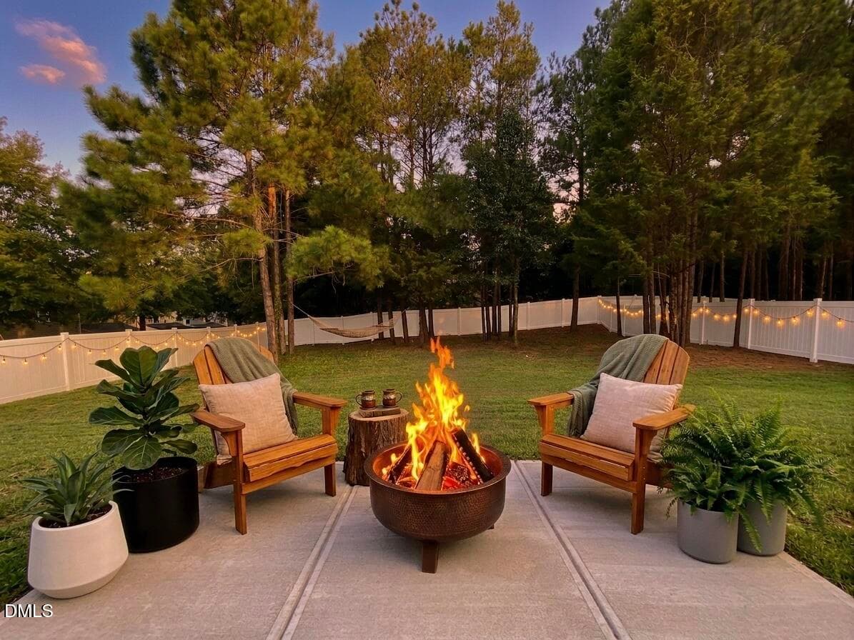 Back Patio - 152 S Allen Road, Wake Forest, NC 27587