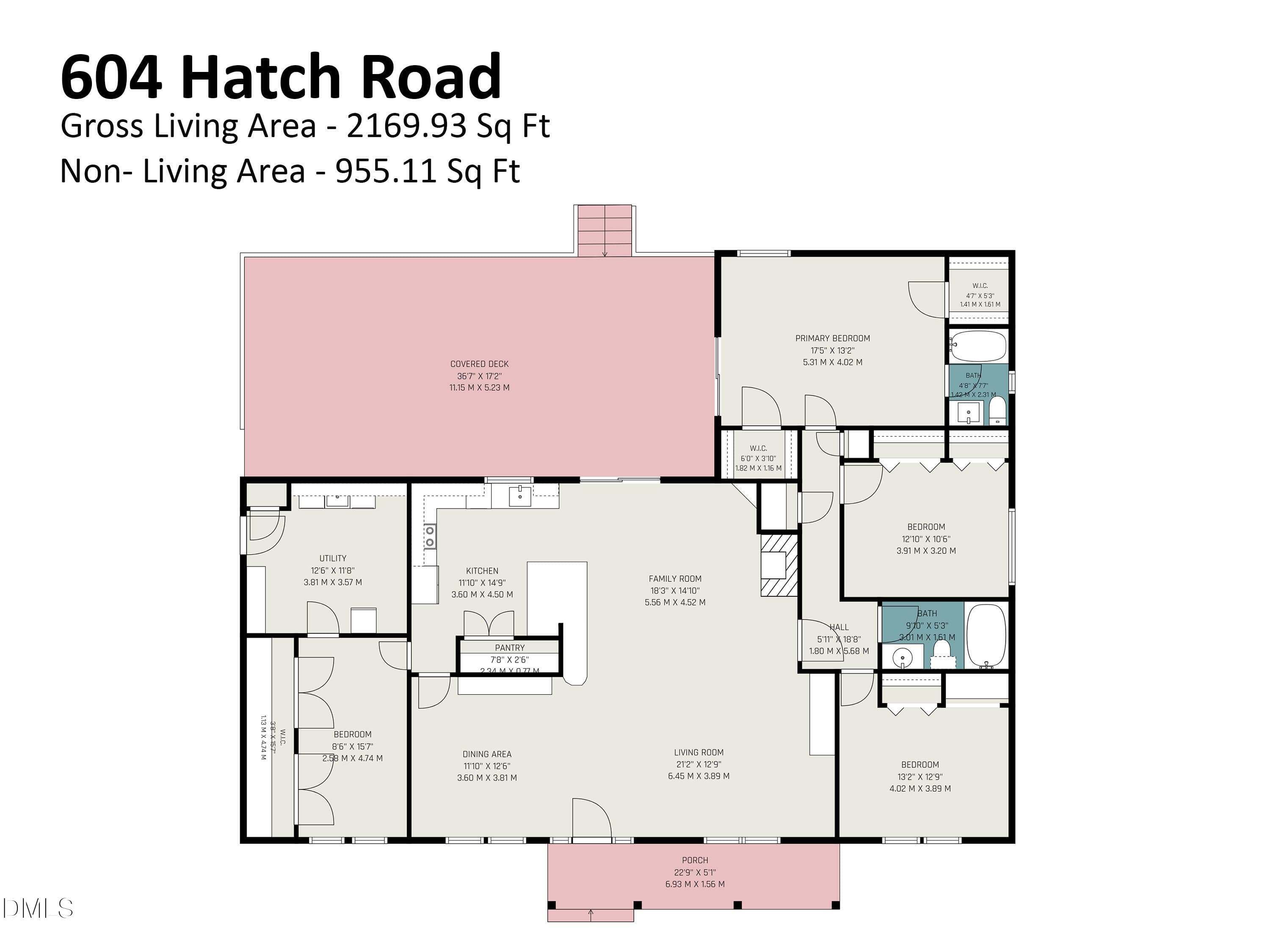 604 Hatch Rd Floorplan - 604 Hatch Road, Chapel Hill, NC 27516, Chapel Hill