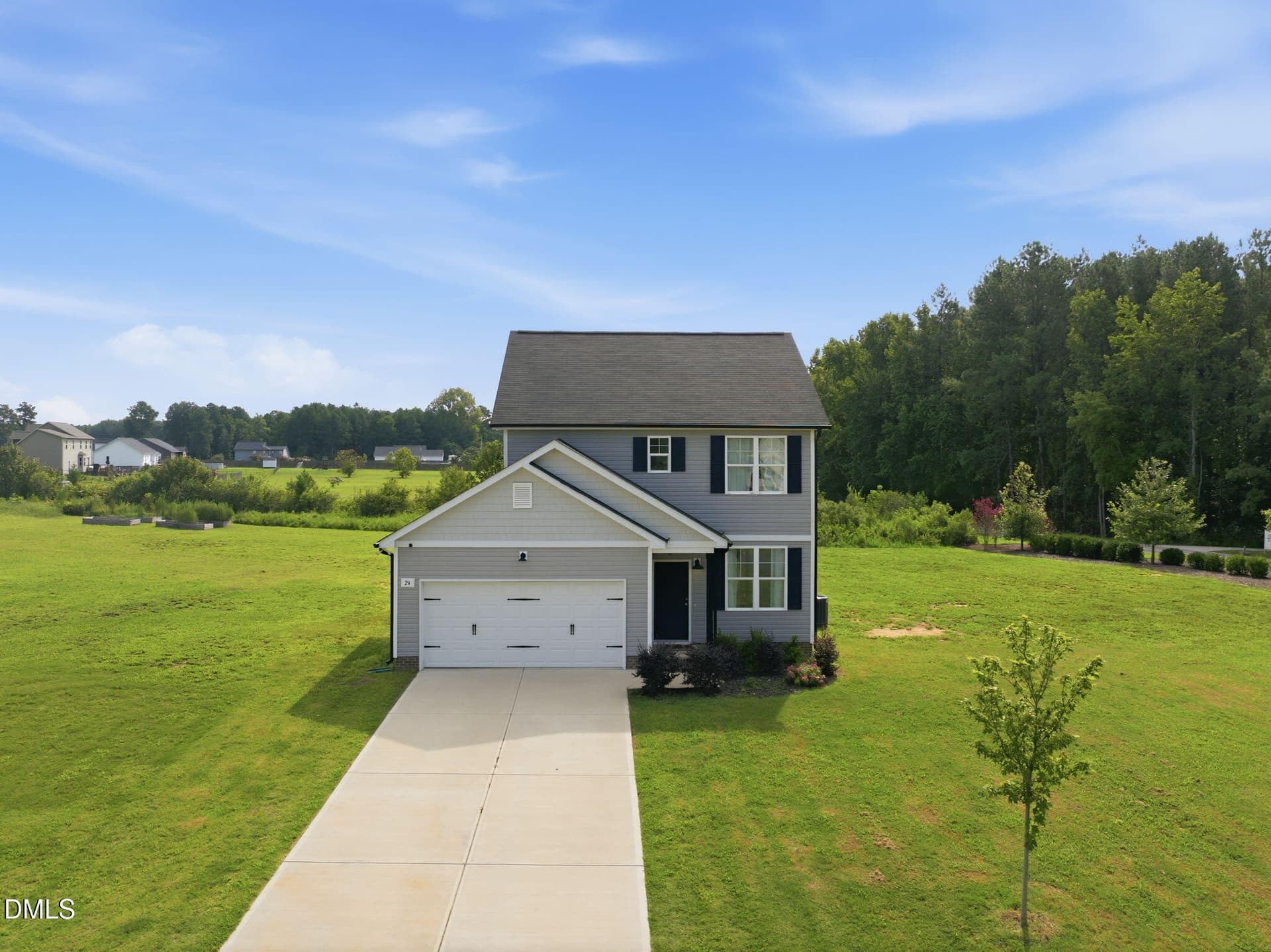 Aerial Front - 24 Olde Place Drive, Zebulon, NC 27597