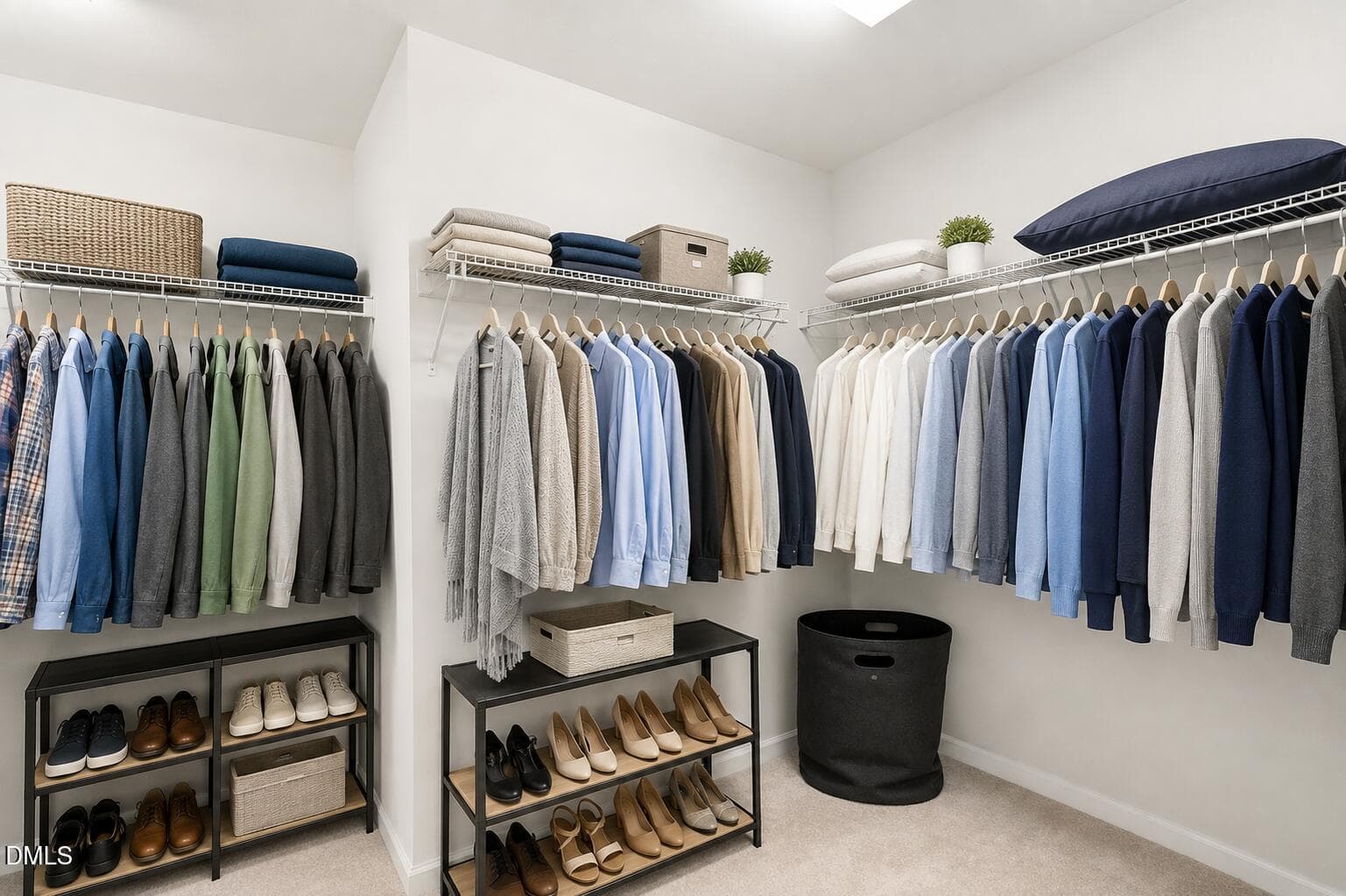 master closet - 3434 Norway Spruce Road, Raleigh, NC 27616, Raleigh