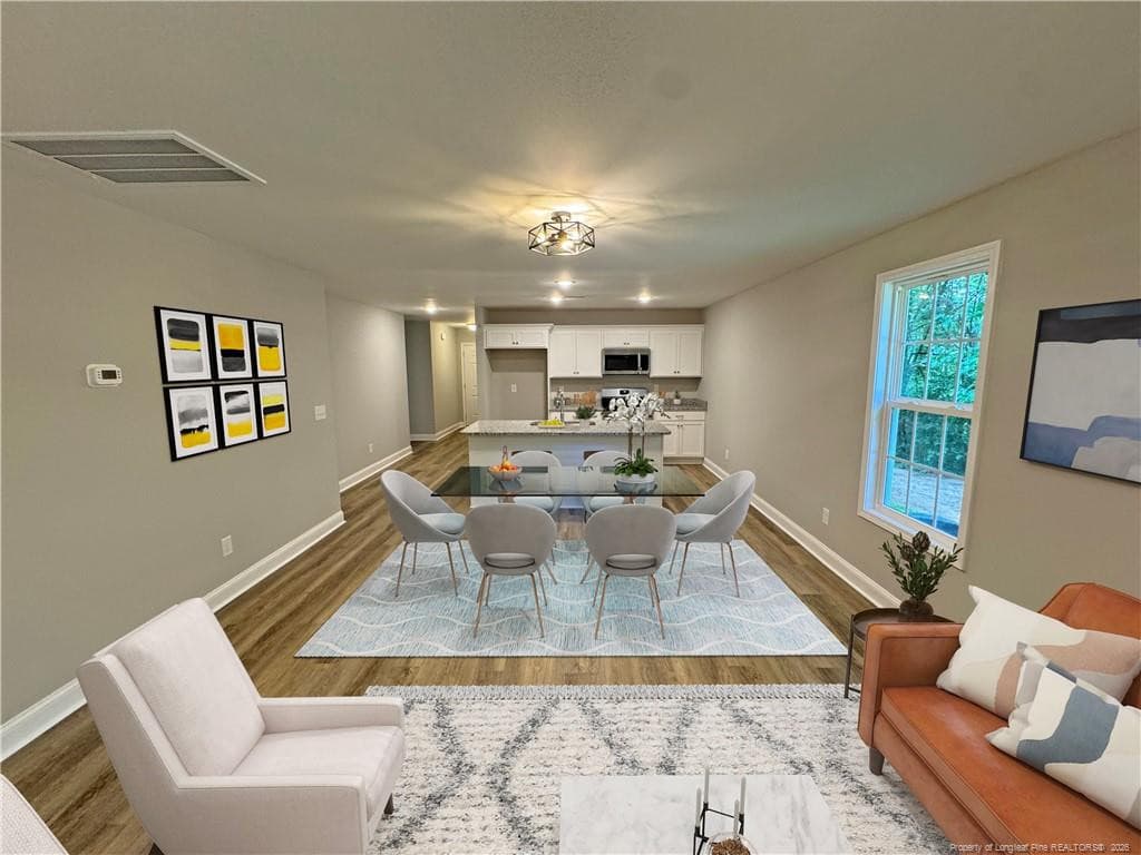 Virtually staged w/added furniture - 209 Robinson Street, Rockingham, NC 28379, Rockingham
