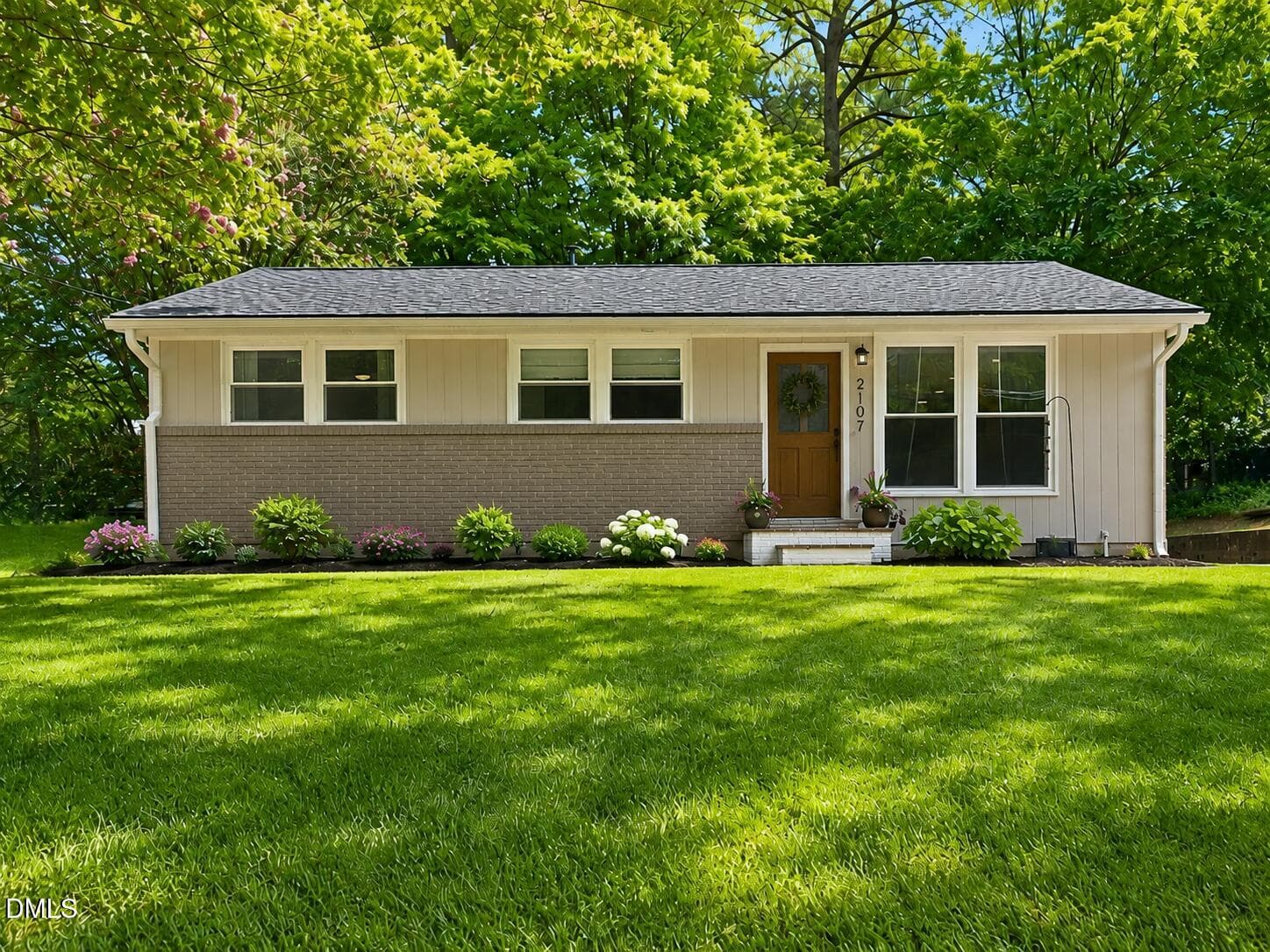 Front Facade Option B - 2107 Dandridge Drive, Raleigh, NC 27610