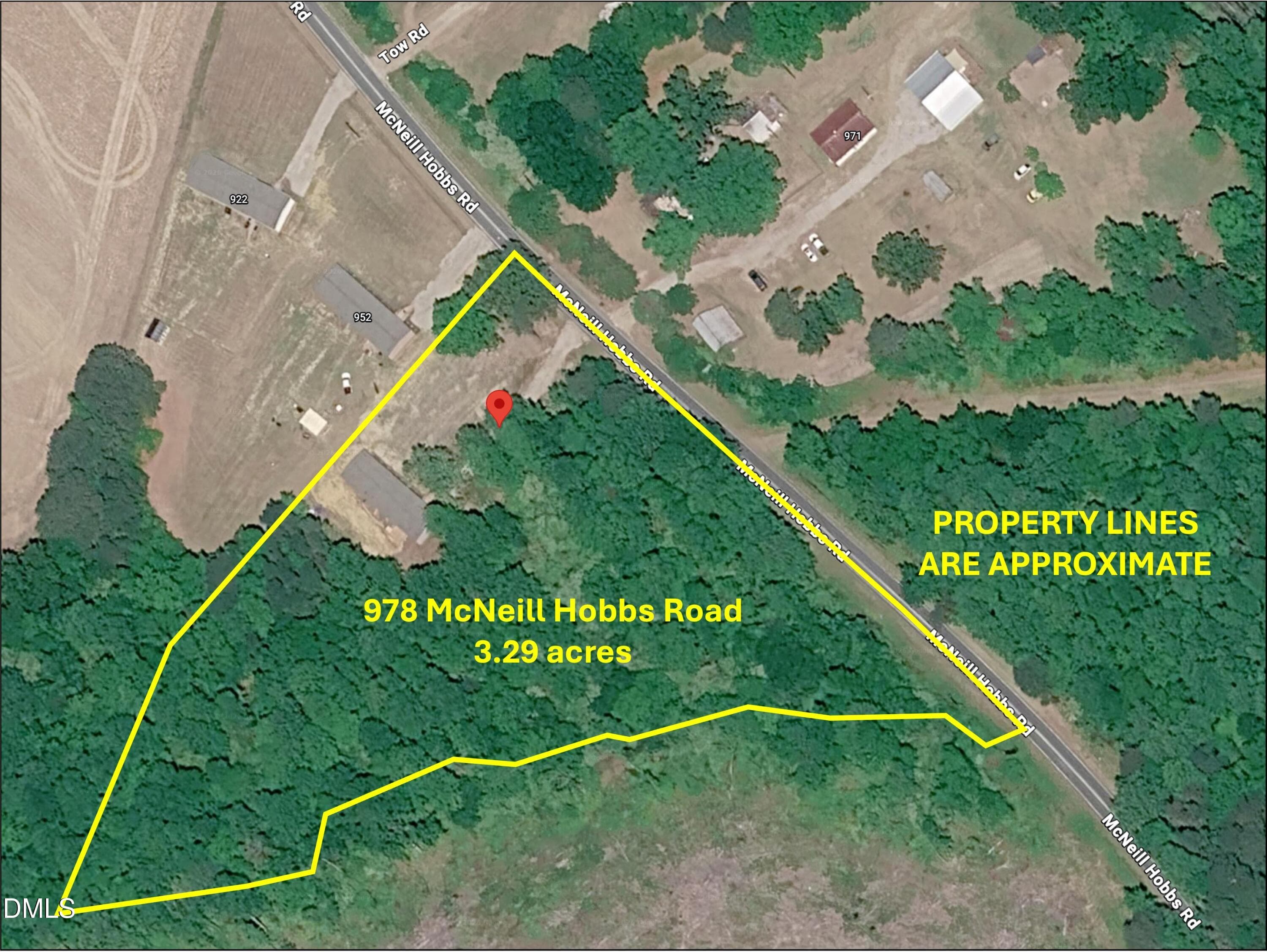 Aerial Lot - 978 Mcneill Hobbs Road, Bunnlevel, NC 28323