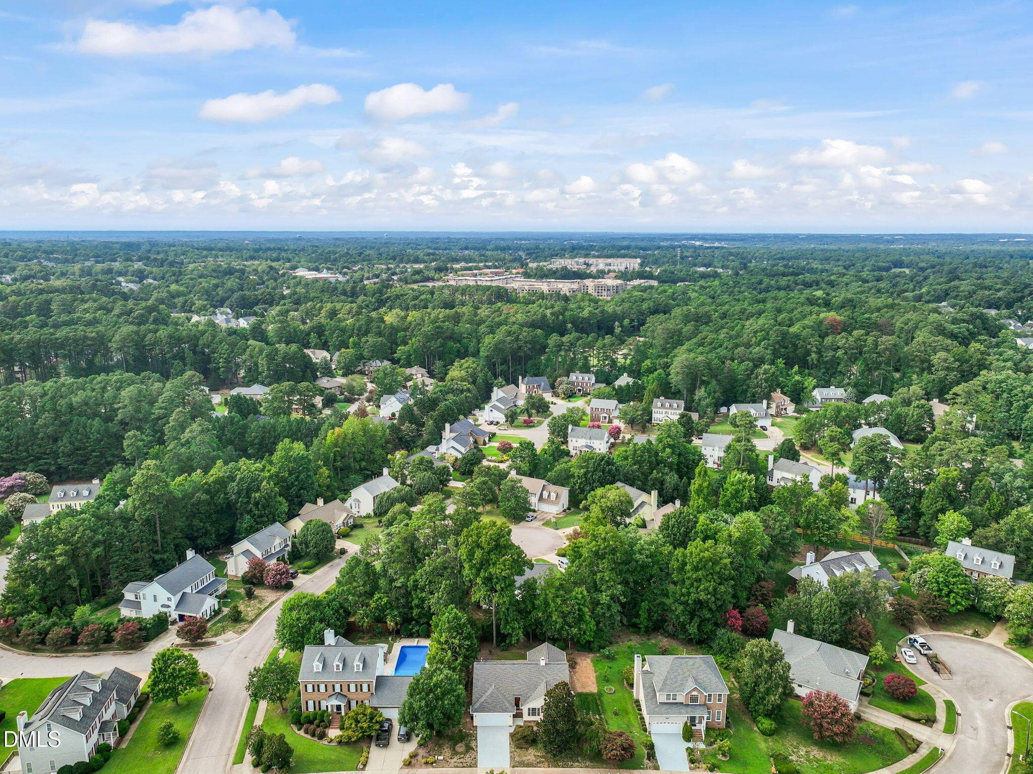 Aerial View - 103 Conway Court, Cary, NC 27513