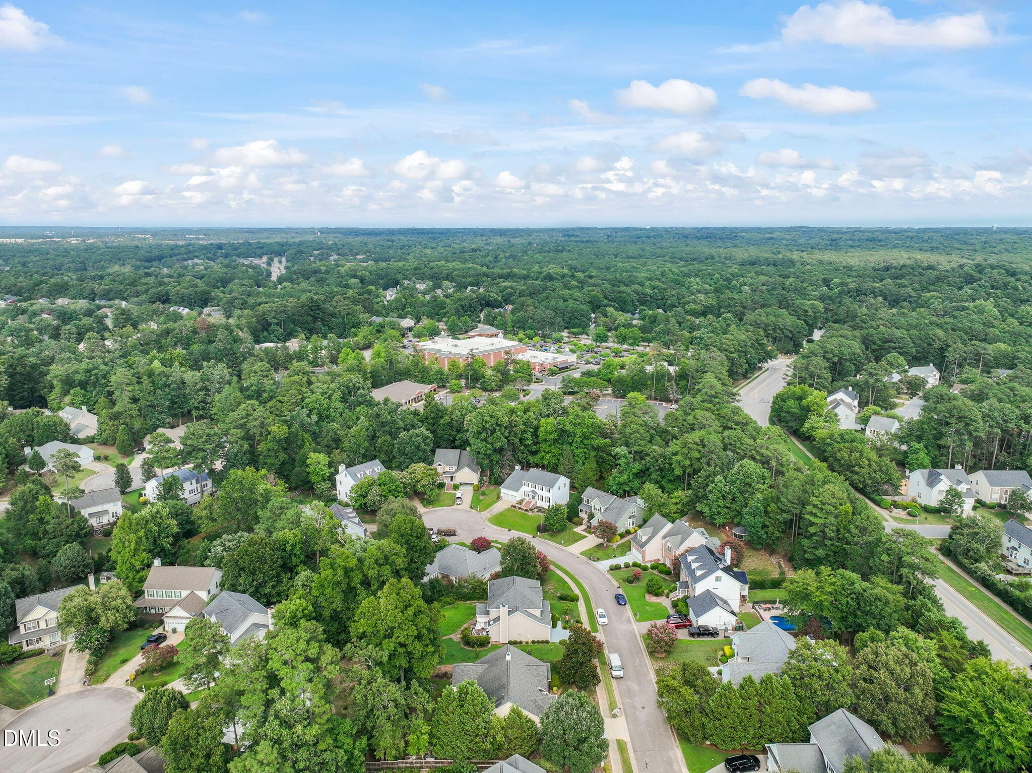 Aerial View - 103 Conway Court, Cary, NC 27513