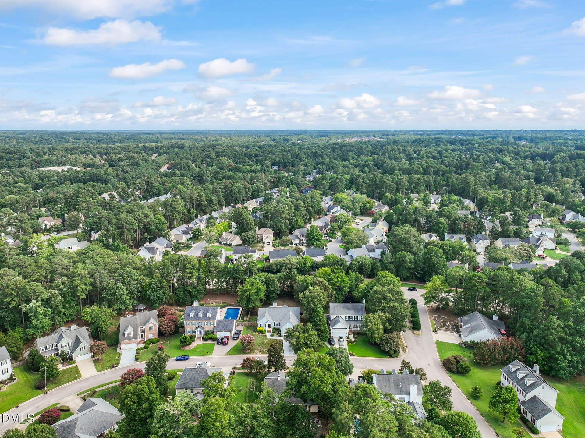 Aerial View - 103 Conway Court, Cary, NC 27513