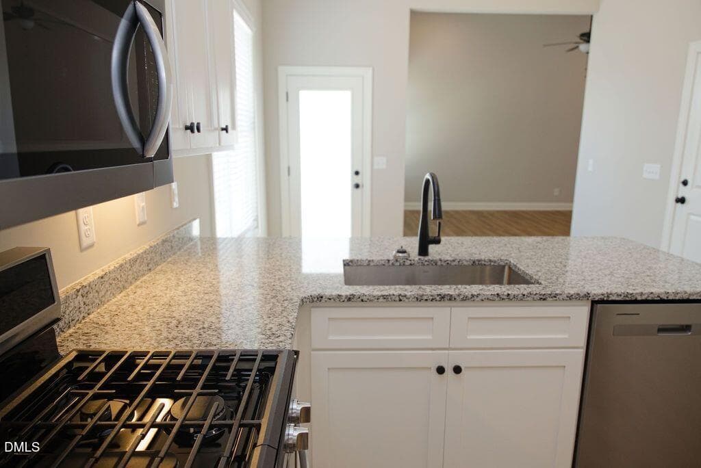 gas stove and sink - 1004 Butler Drive, Erwin, NC 28339
