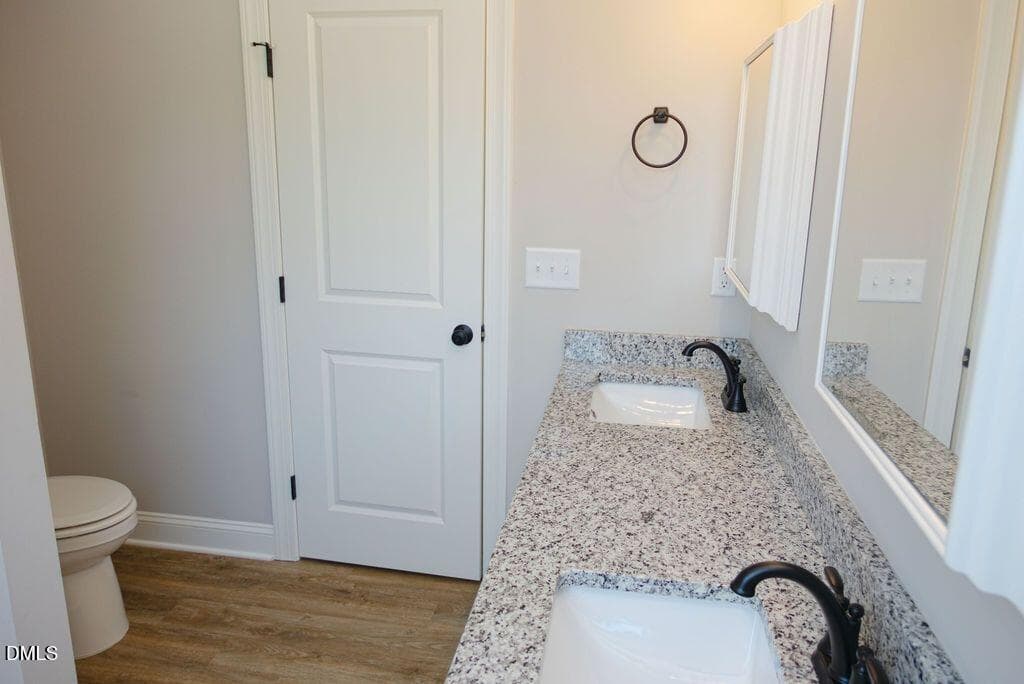 owners bath toilet view - 1004 Butler Drive, Erwin, NC 28339