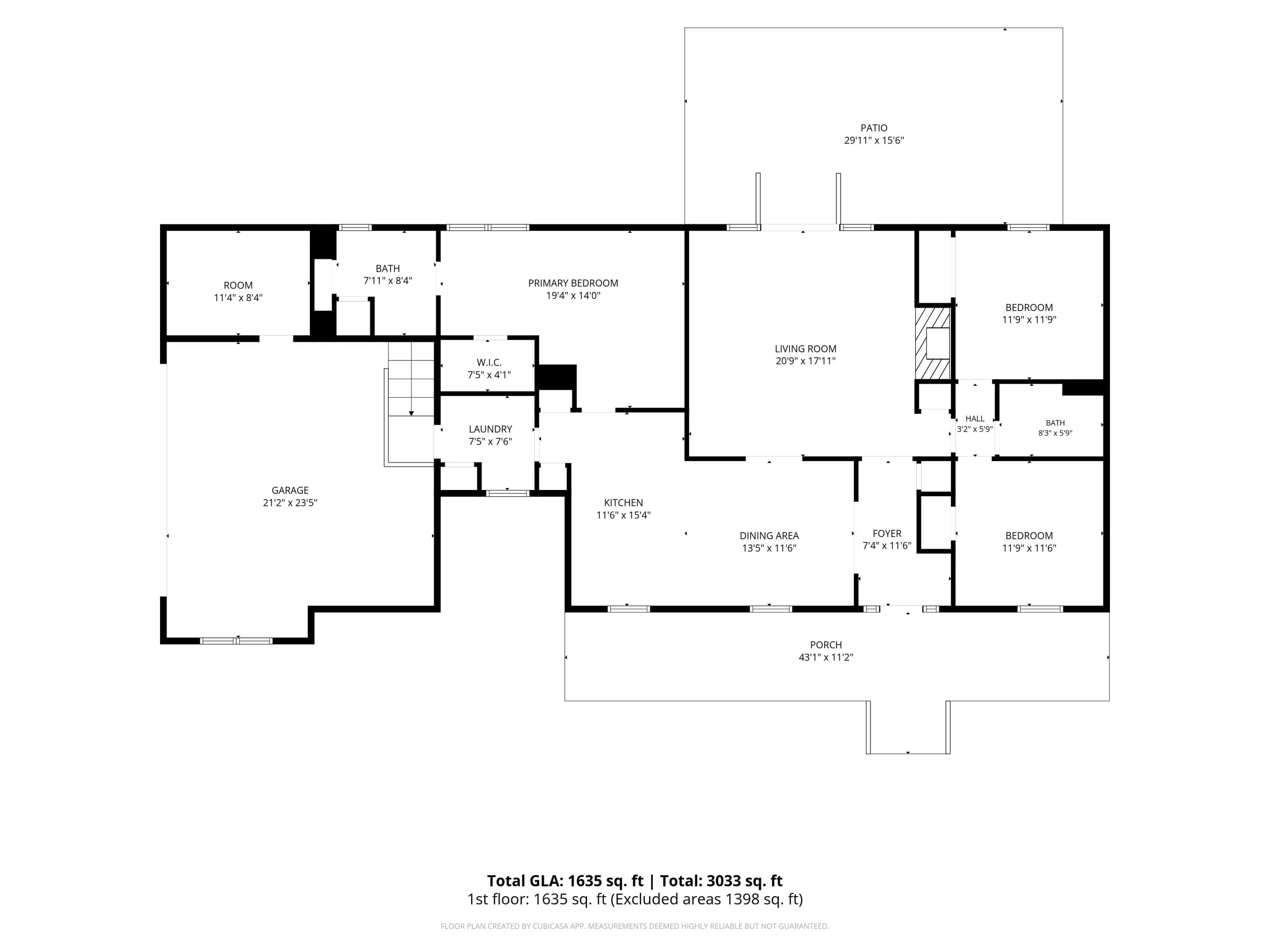 1-Floorplan_1.jpg - 7100 Deer Brook Street, Willow Springs, NC 27592, Willow Springs