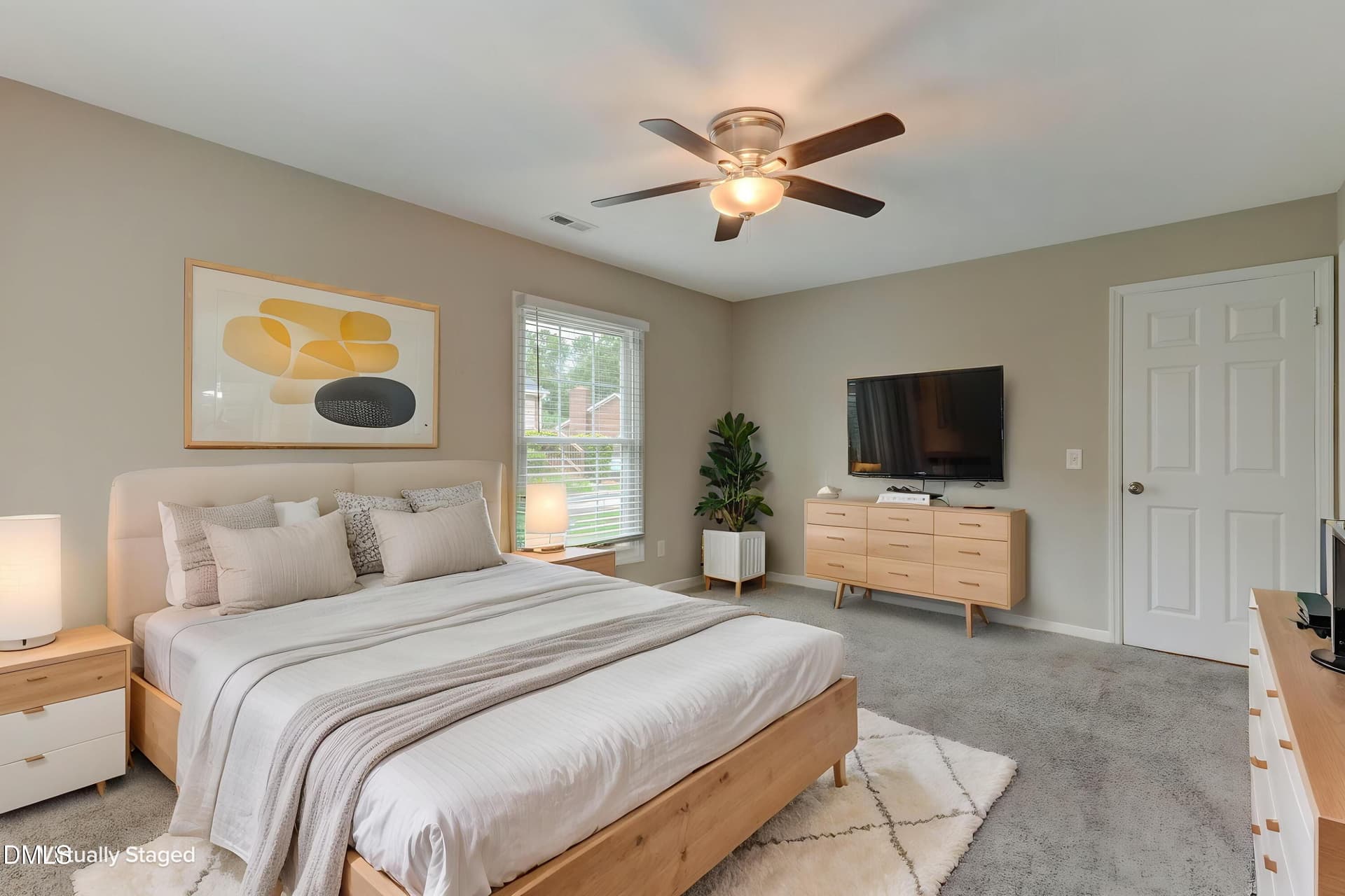 19-print-Primary Bedroom virtually stage - 2202 Huntington Road E5, Burlington, NC 27215