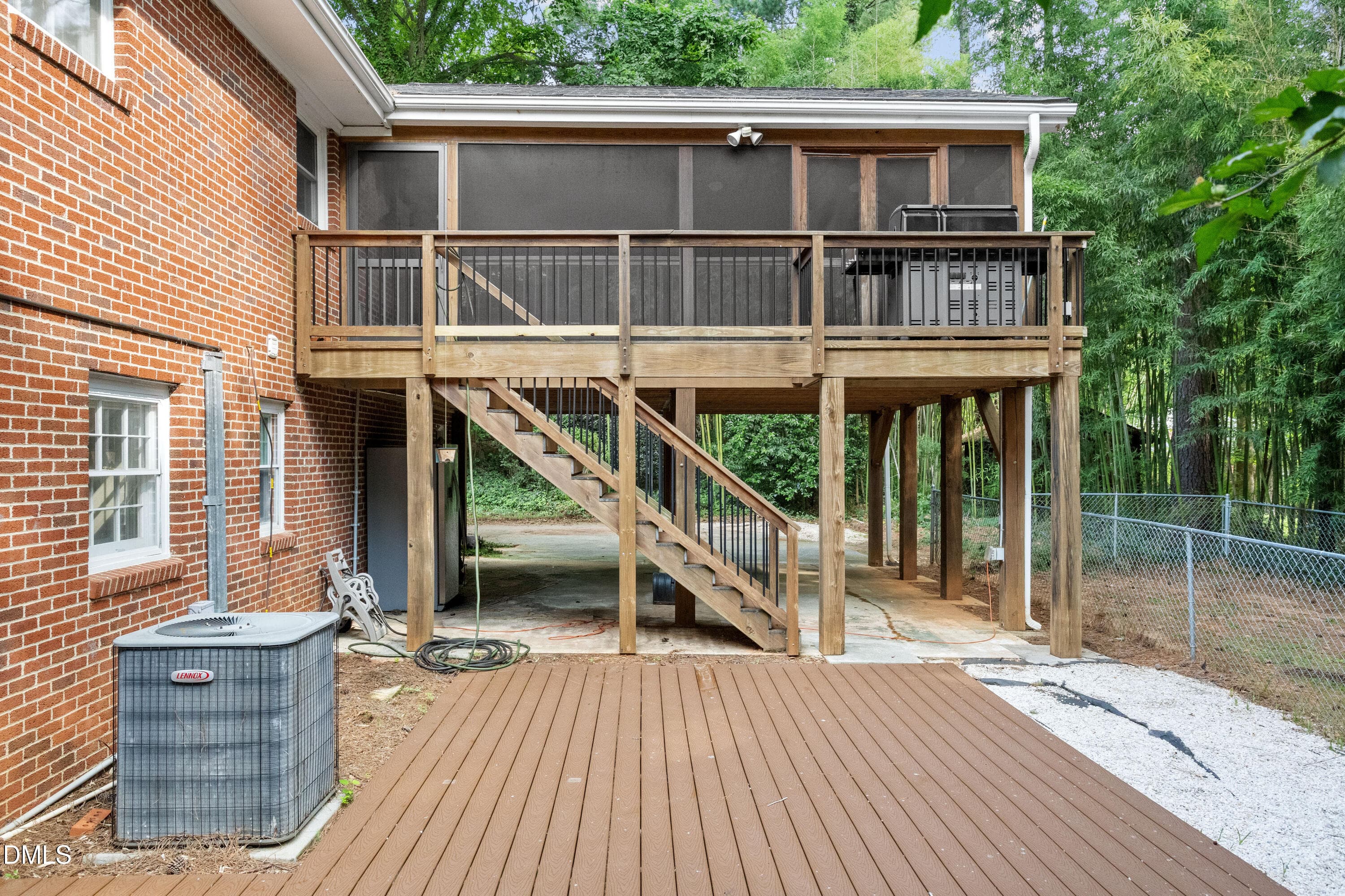 exterior deck-patio 4816 Deerwood Dr [33 - 4816 Deerwood Drive, Raleigh, NC 27612, Raleigh