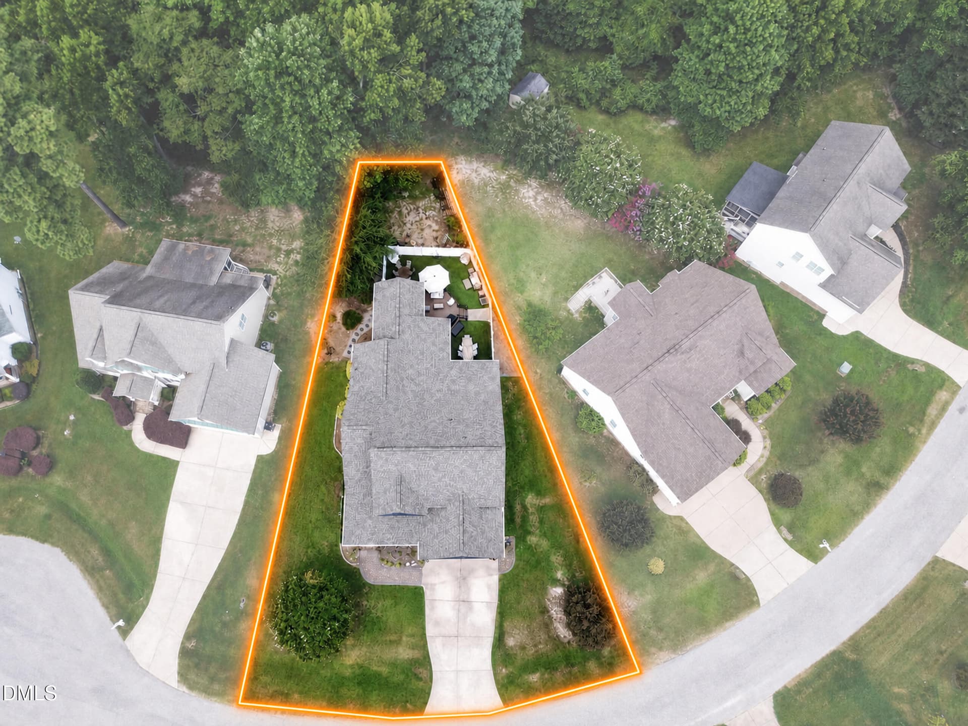 085_glowing-property-line - 62 Meredith Court, Garner, NC 27529