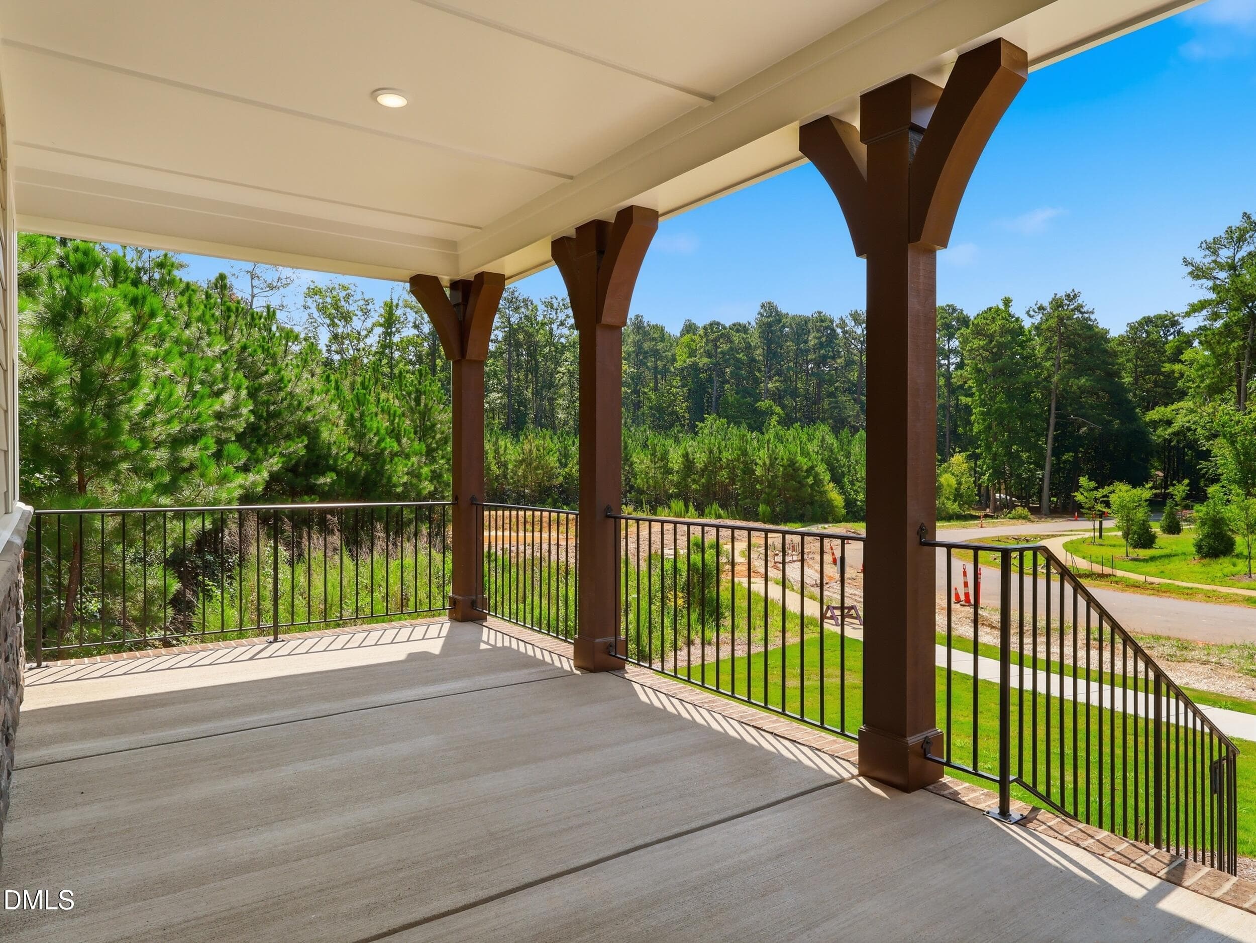 Front porch - 5820 Genesee Drive, Durham, NC 27712, Durham