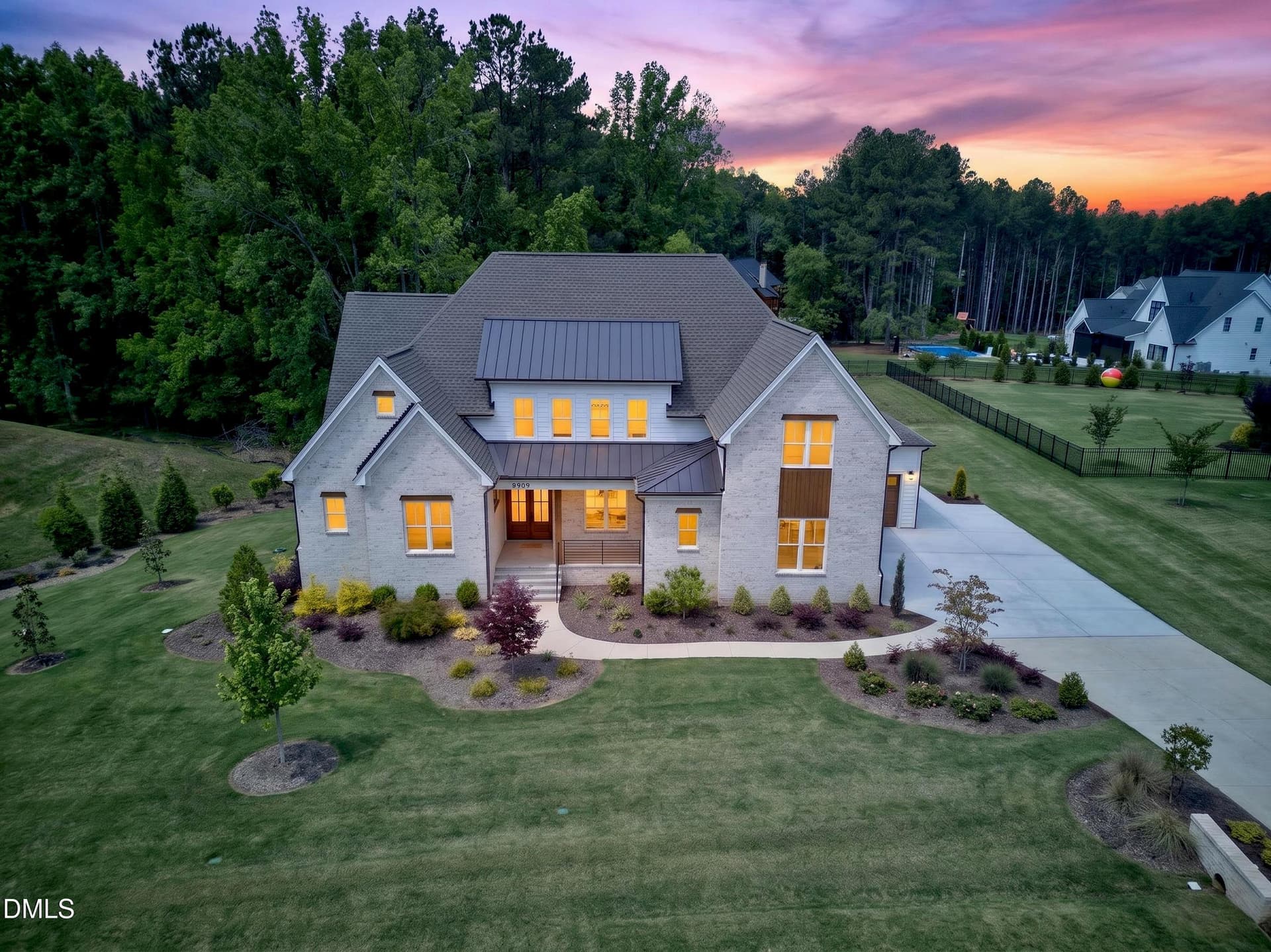 Aerial 13 Twilight-3000 - 8909 Grand Highland Way, Wake Forest, NC 27587
