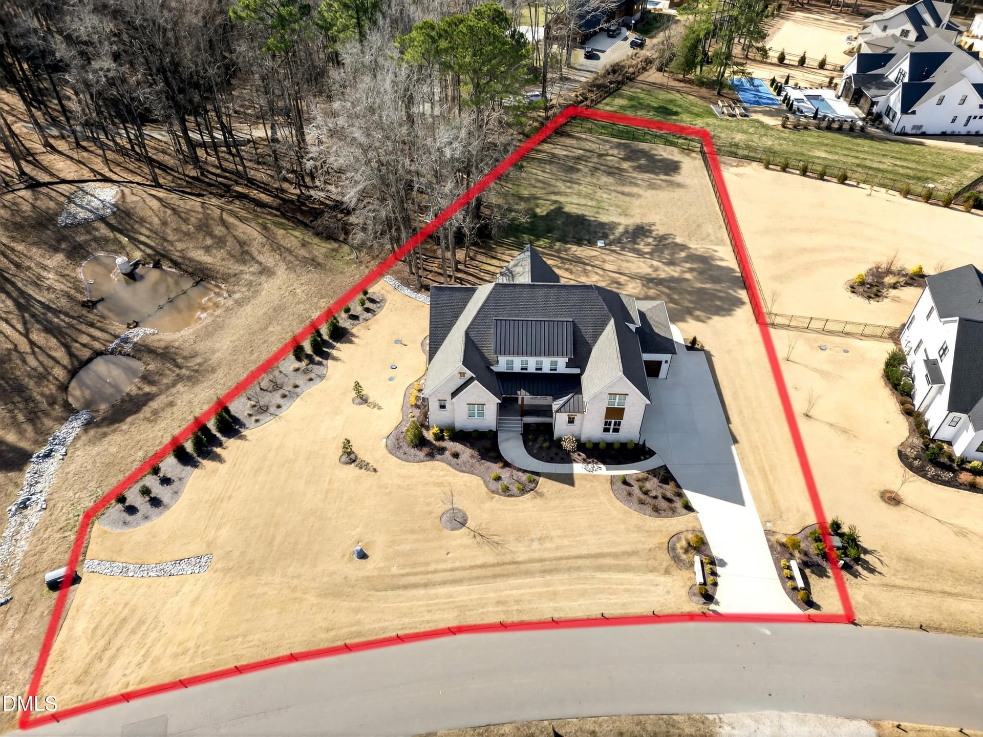 Aerial-1-LL - 8909 Grand Highland Way, Wake Forest, NC 27587