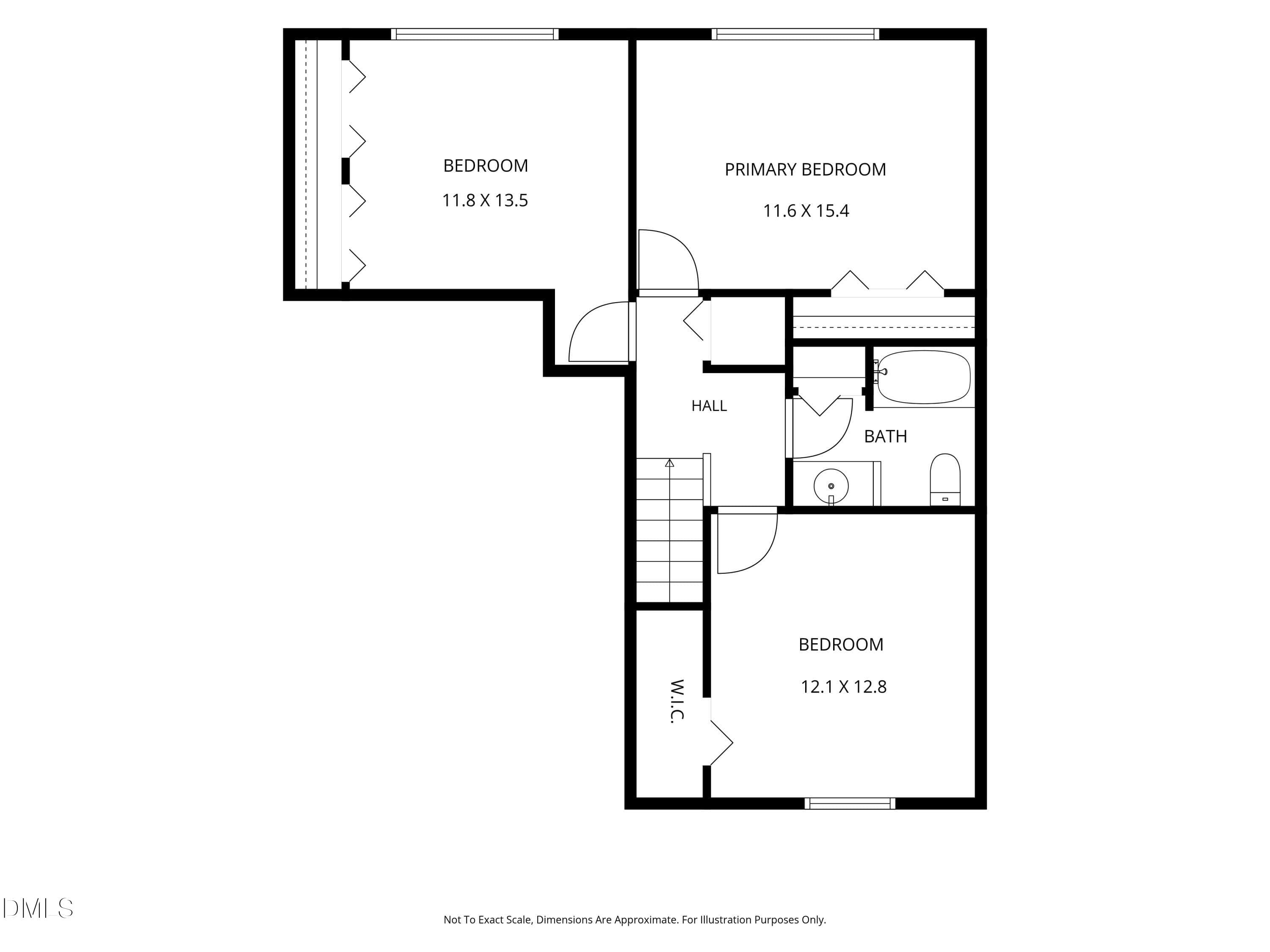 2nd_floor_3744_jamestown_circle_raleigh_ - 3744 Jamestown Circle, Raleigh, NC 27609, Raleigh