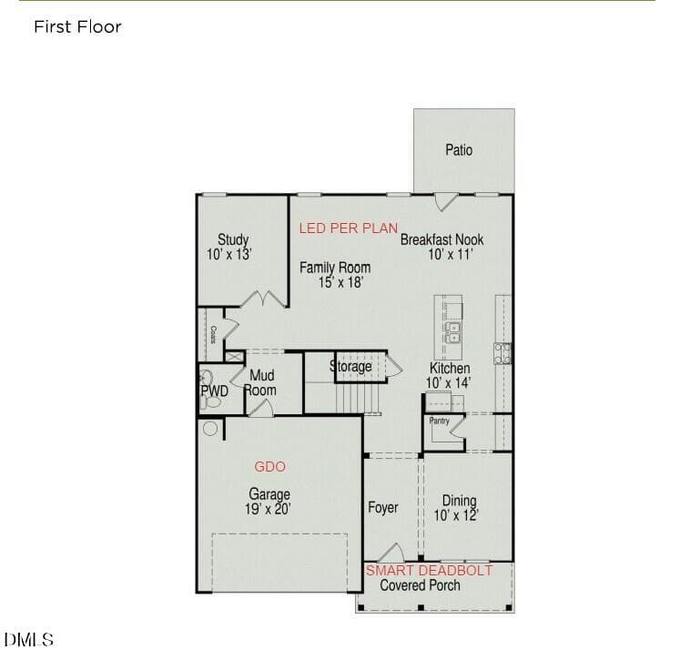 First Floor - 300 Allegheny Drive, Sanford, NC 27330