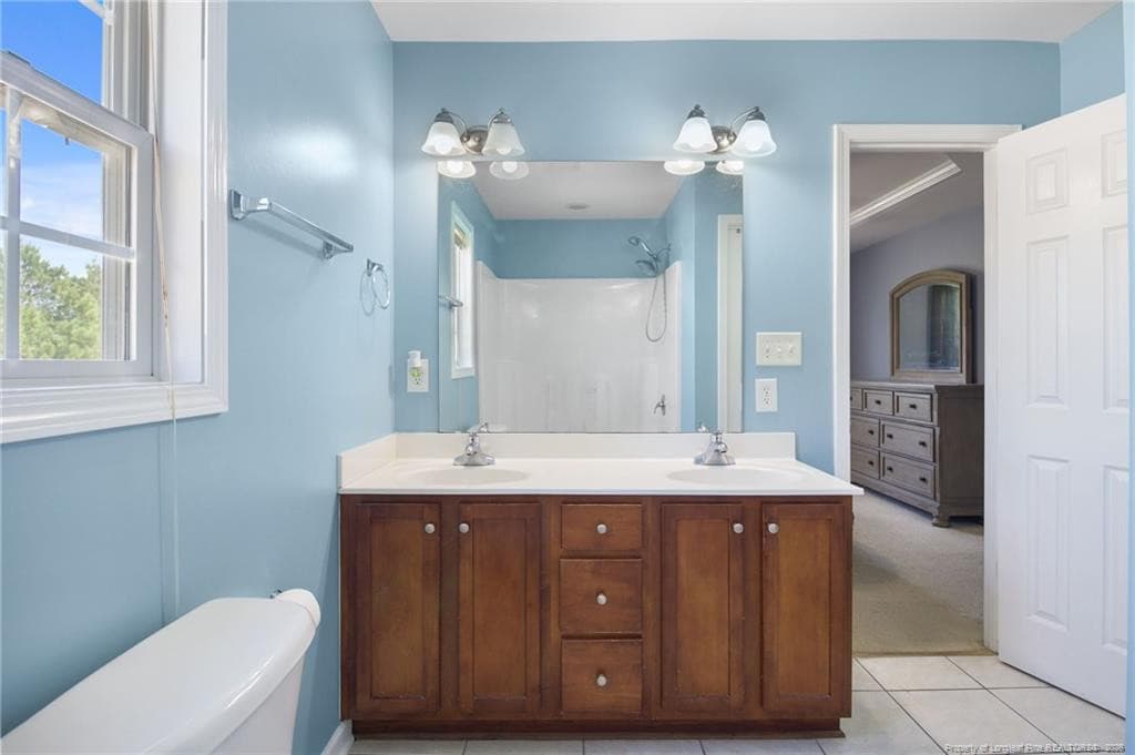 Primary vanity - 80 Chinkapin Oak Circle, Bunnlevel, NC 28323