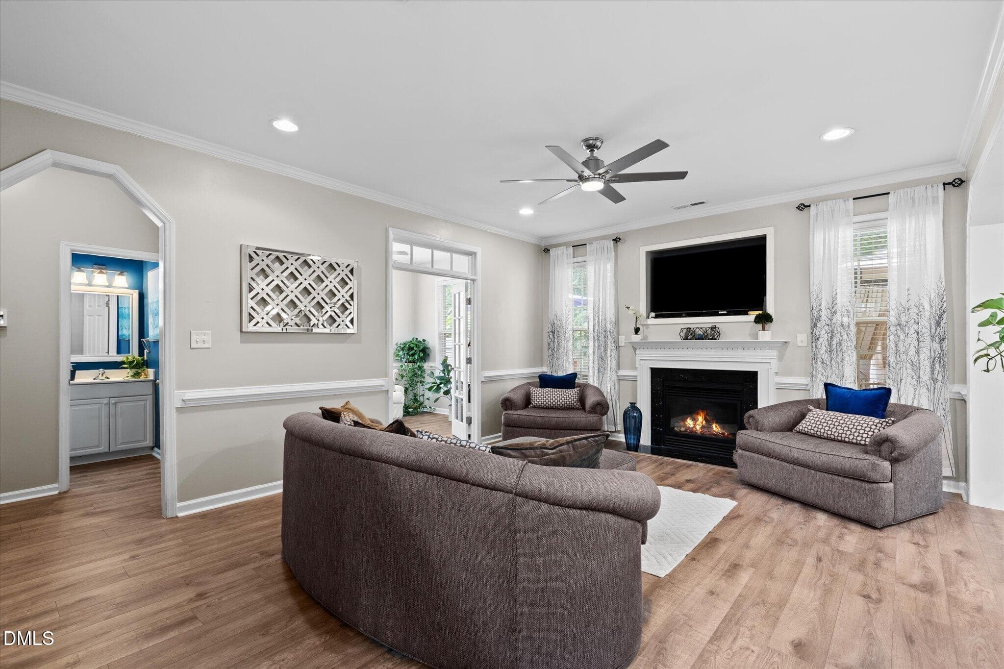 Living Room - 8035 Marsh Hollow Drive, Raleigh, NC 27616, Raleigh
