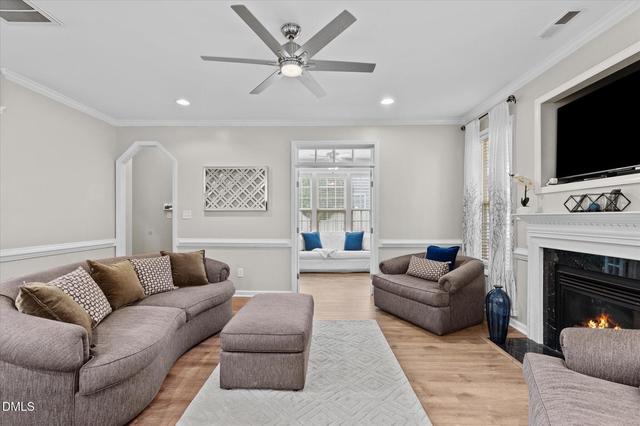 Living Room - 8035 Marsh Hollow Drive, Raleigh, NC 27616, Raleigh