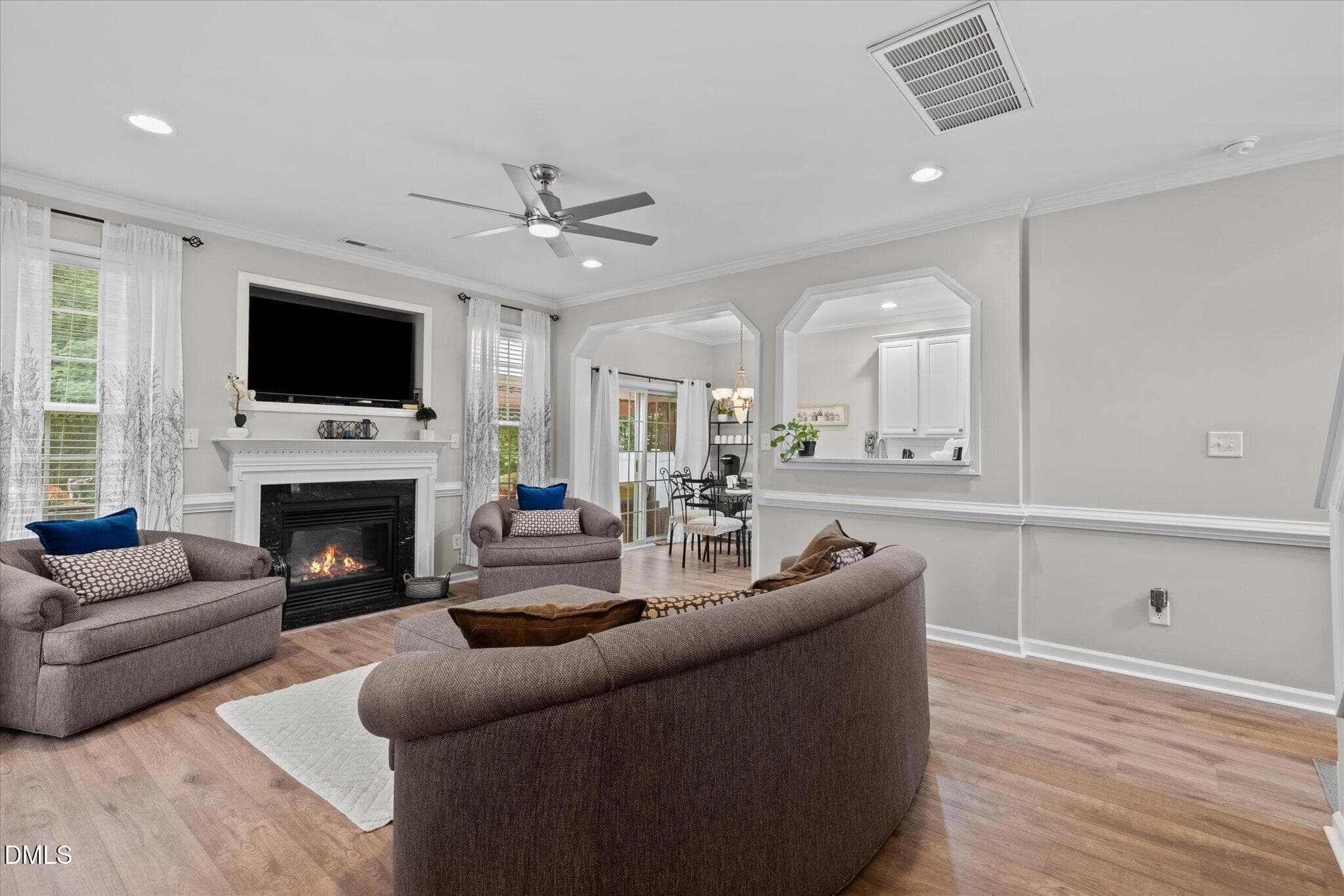 Living Room - 8035 Marsh Hollow Drive, Raleigh, NC 27616, Raleigh
