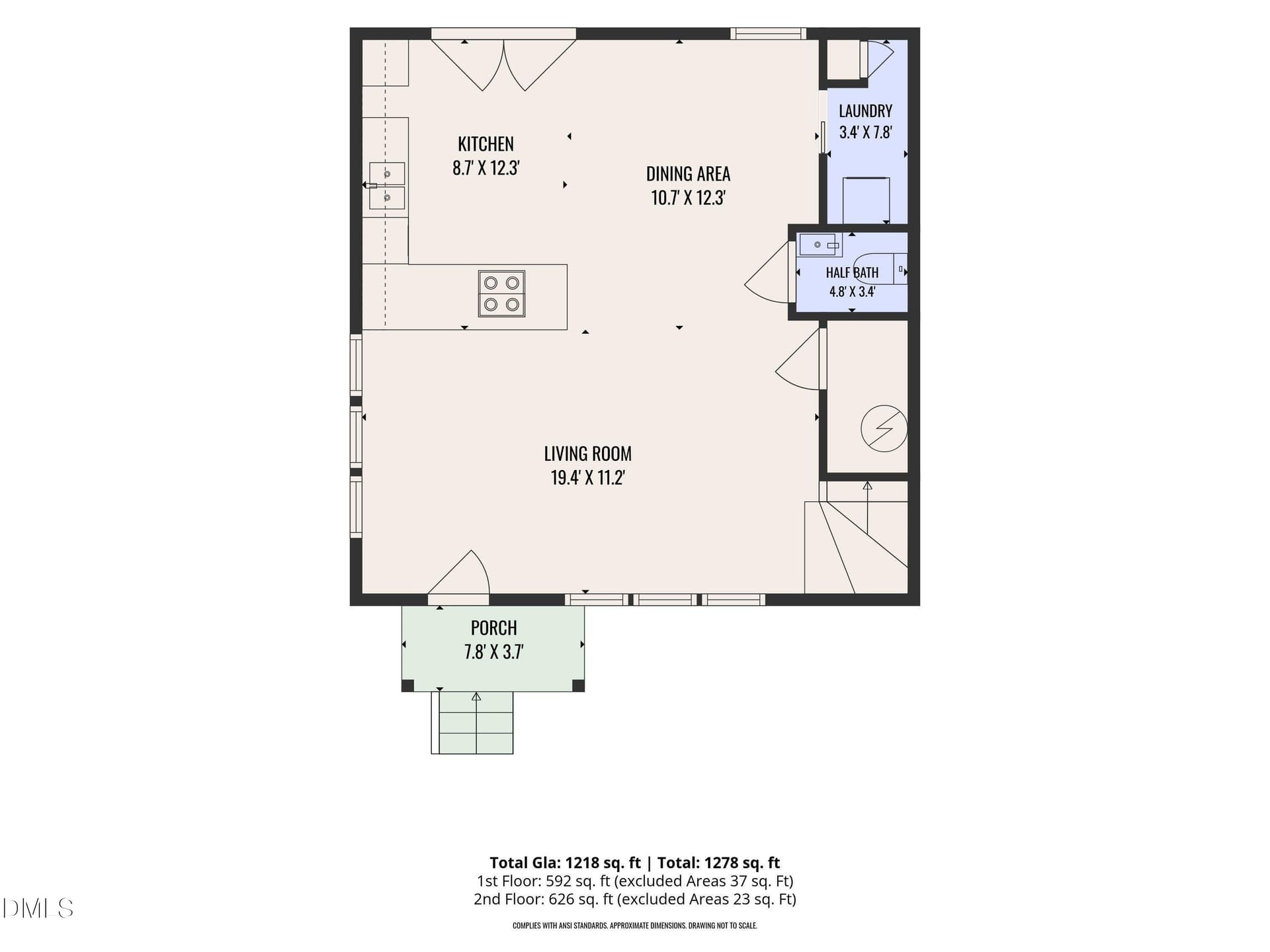 1st_floor_310b_truce_street_durham_with_ - 310 Truce Street B, Durham, NC 27703