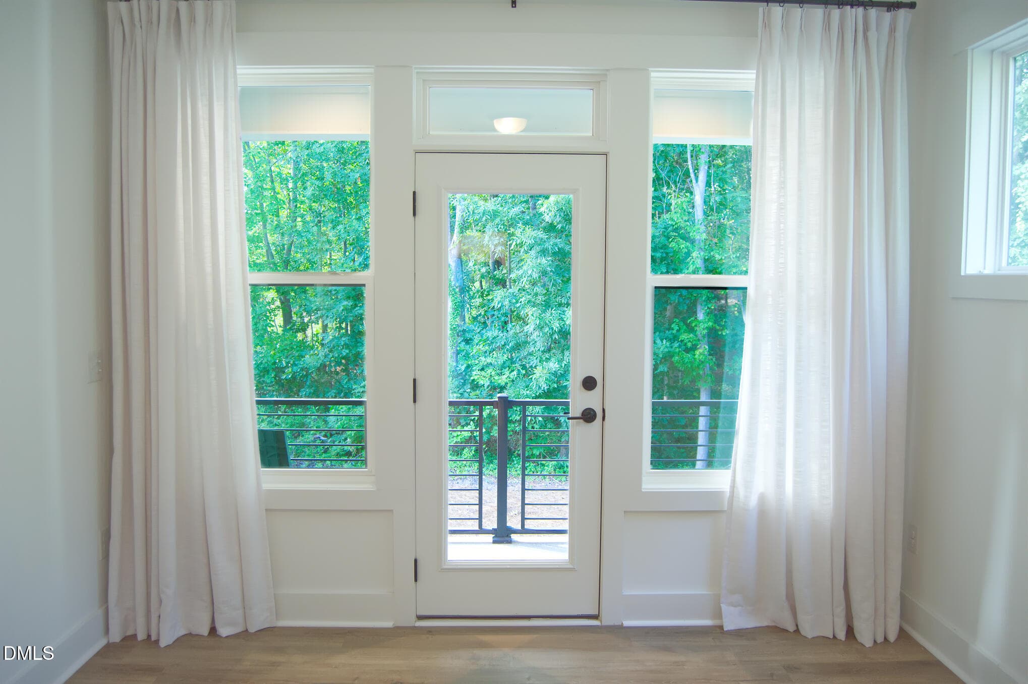 Private covered porch view - 4019 Emerald Green Road, Raleigh, NC 27612, Raleigh