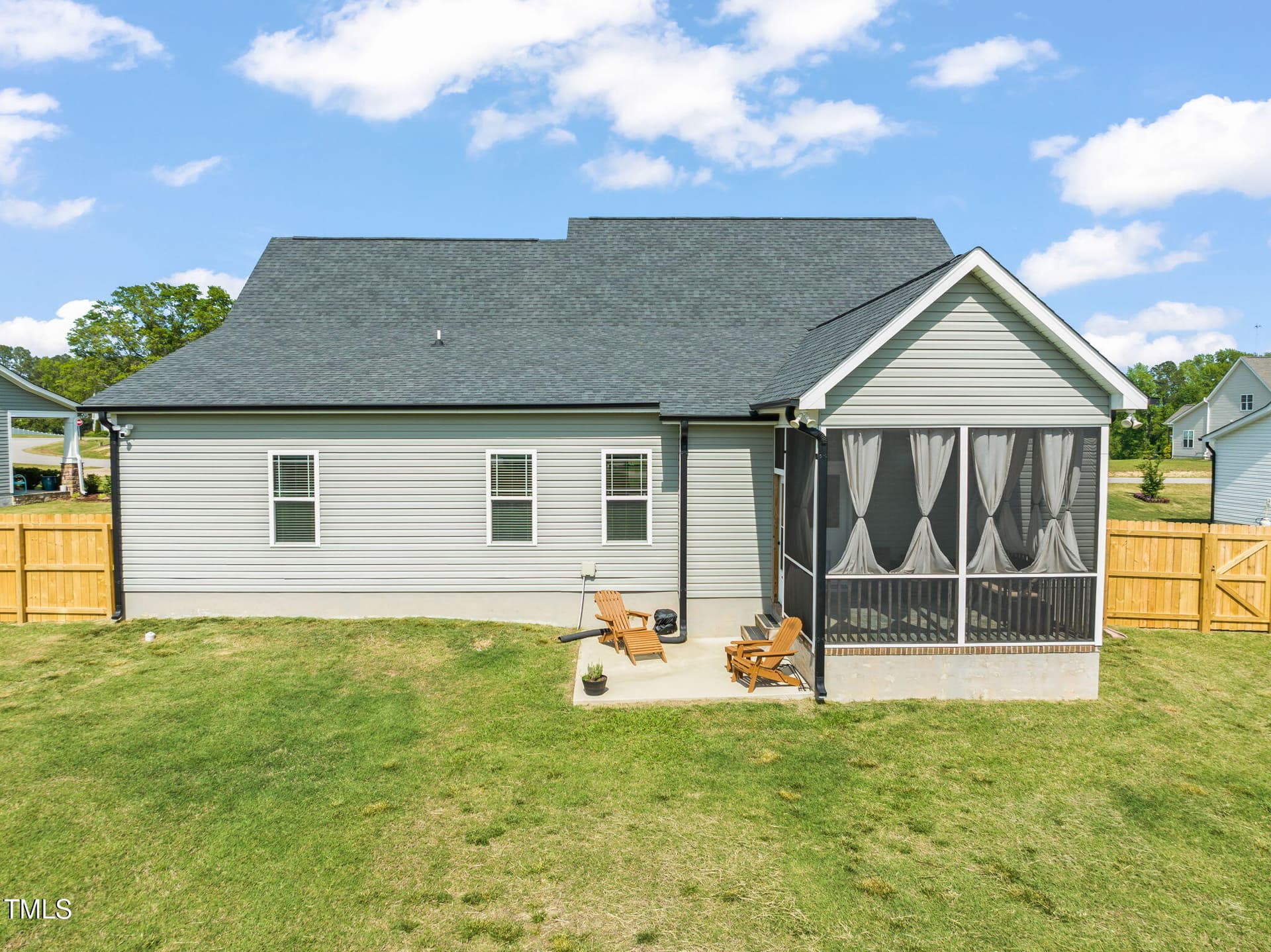 Rear View of Home - 60 Heart Pine Drive, Wendell, NC 27591