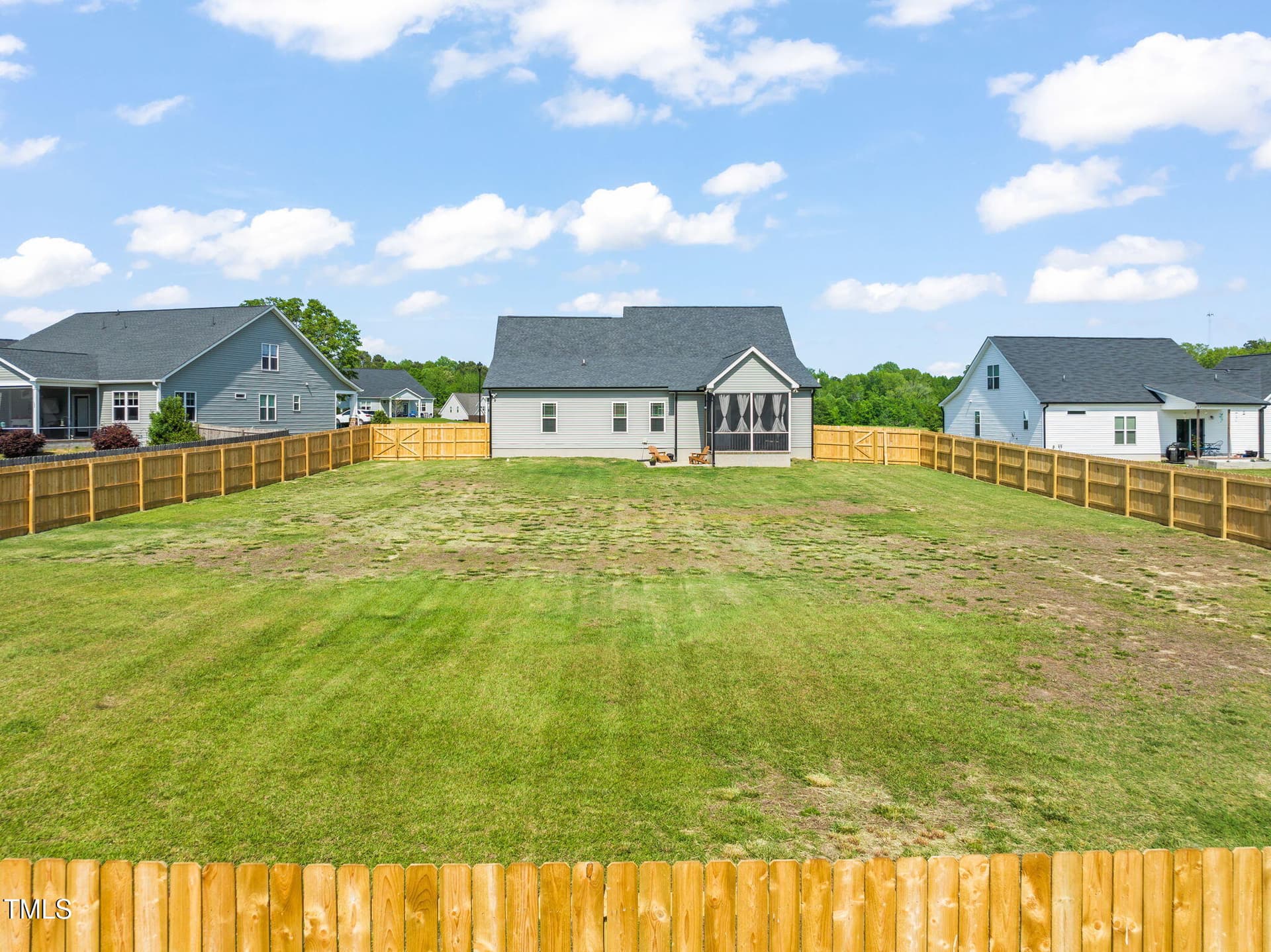 Fenced Backyard - 60 Heart Pine Drive, Wendell, NC 27591