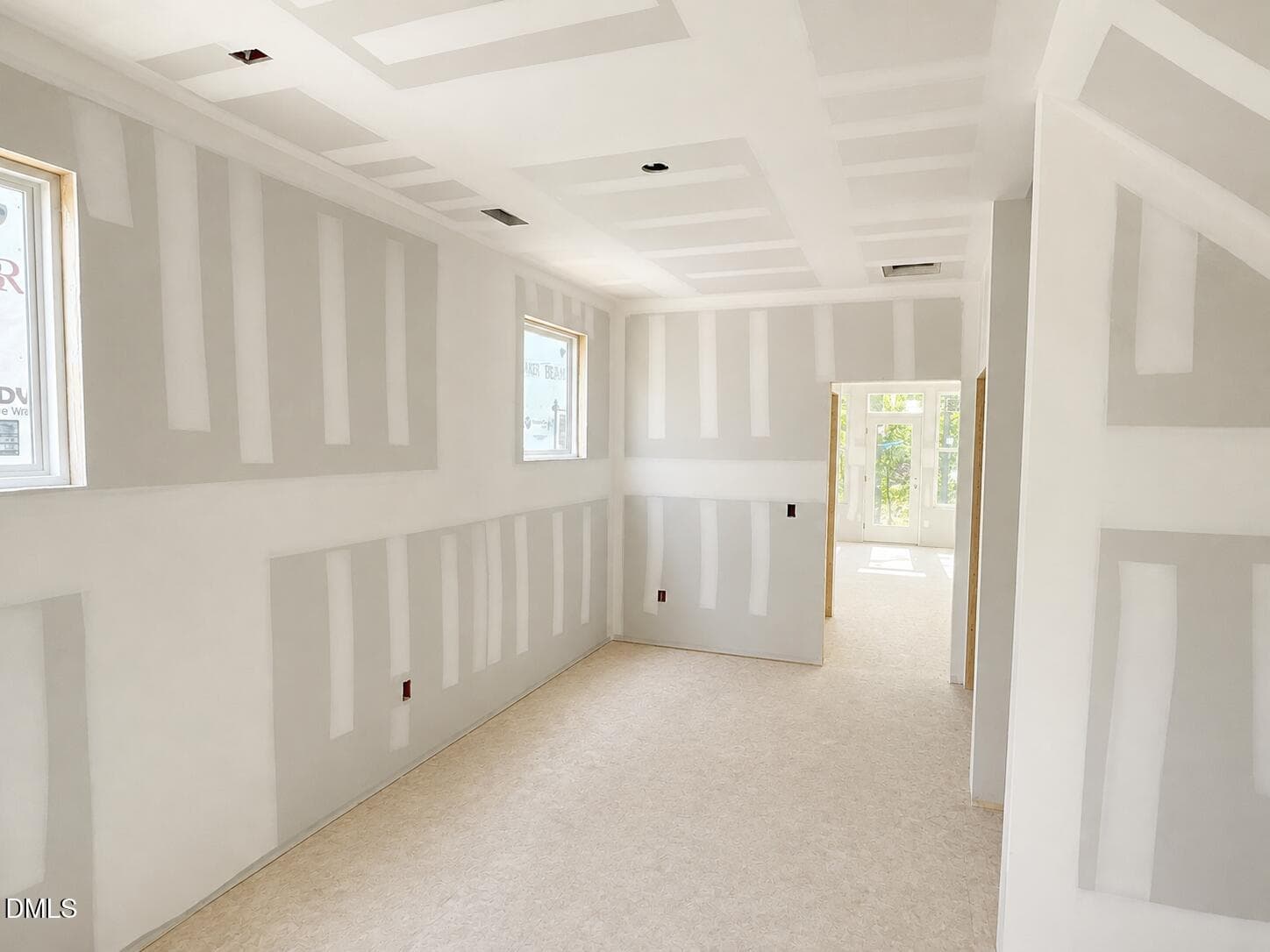 Hallway to Sunlit Living Room - 626 Cable Court, Apex, NC 27523