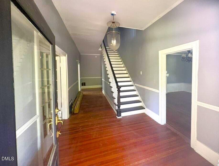 Entry stairs - 512 Raleigh Street, Oxford, NC 27565