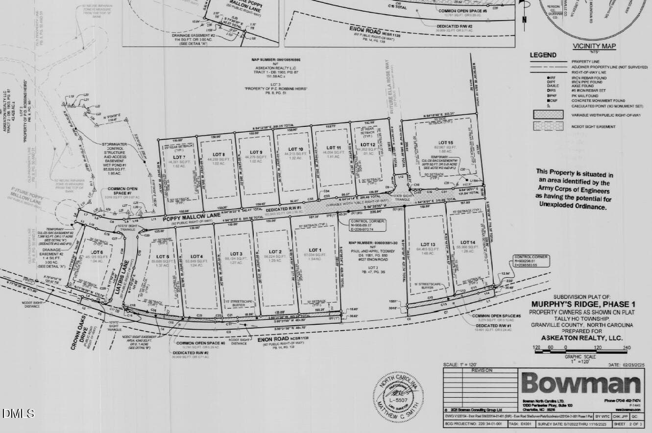 Plat map - 4461 Poppy Mallow Lane, Oxford, NC 27565
